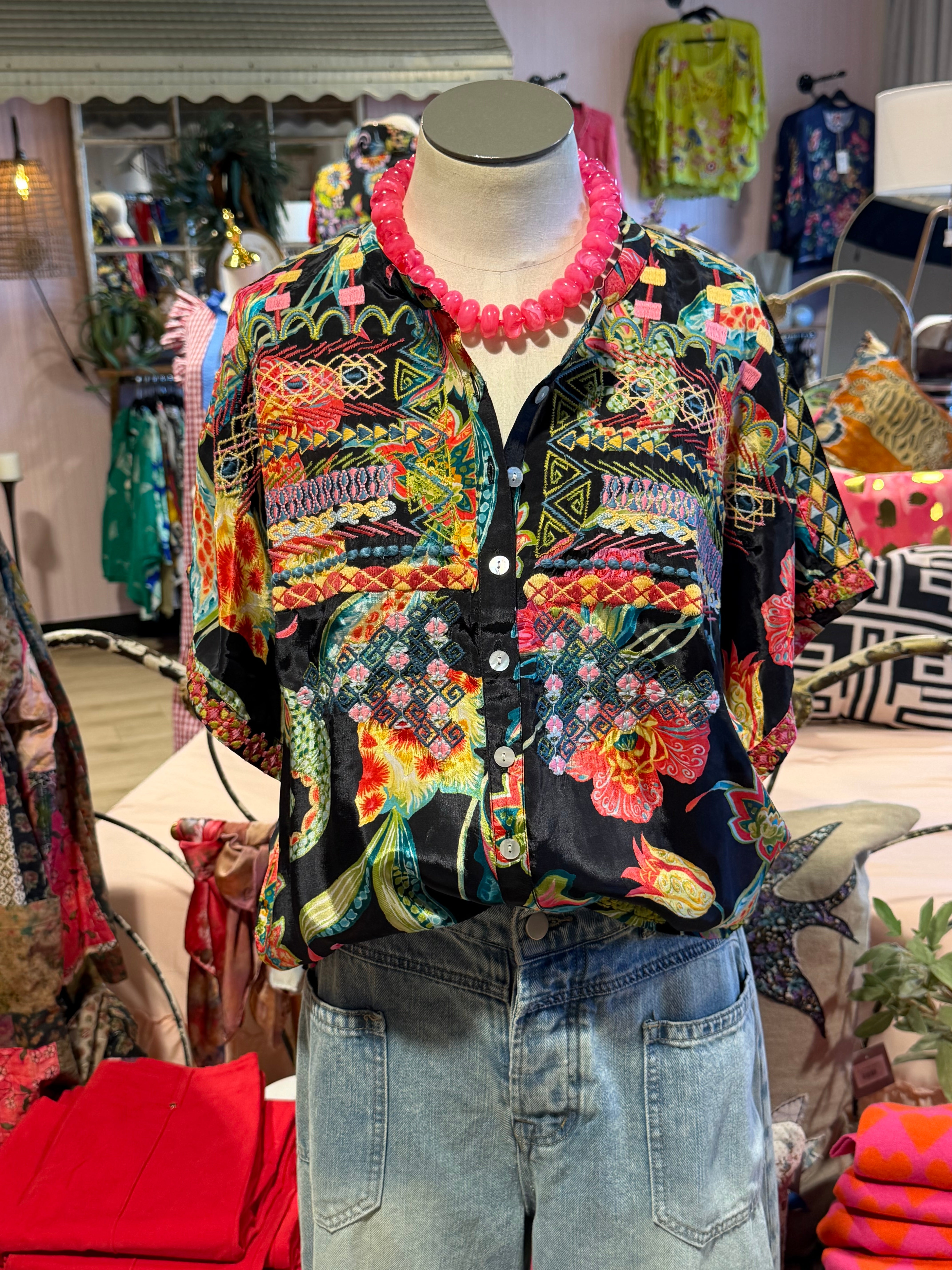 Bethany Embroidery Top