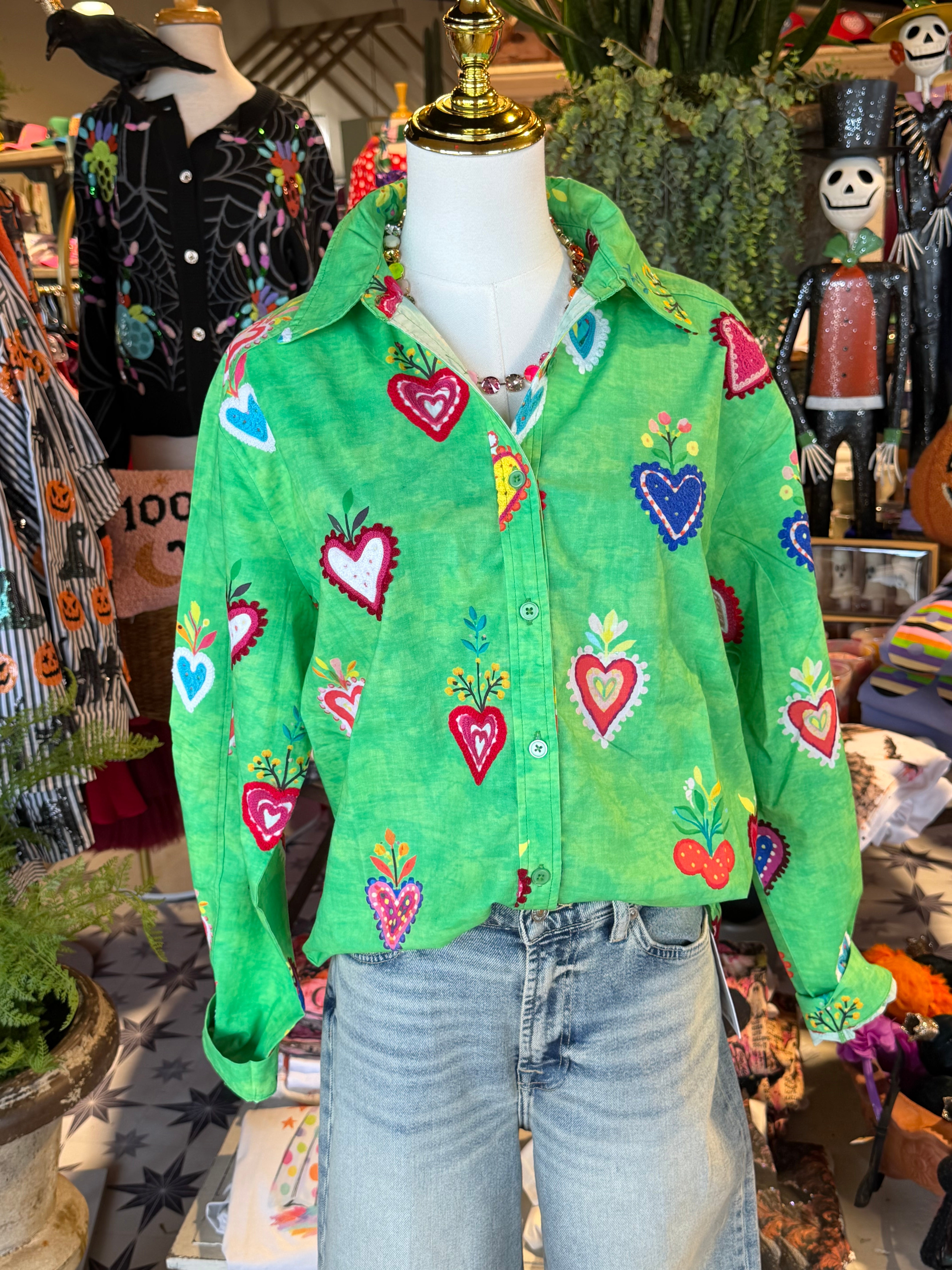 Corazon Button Up