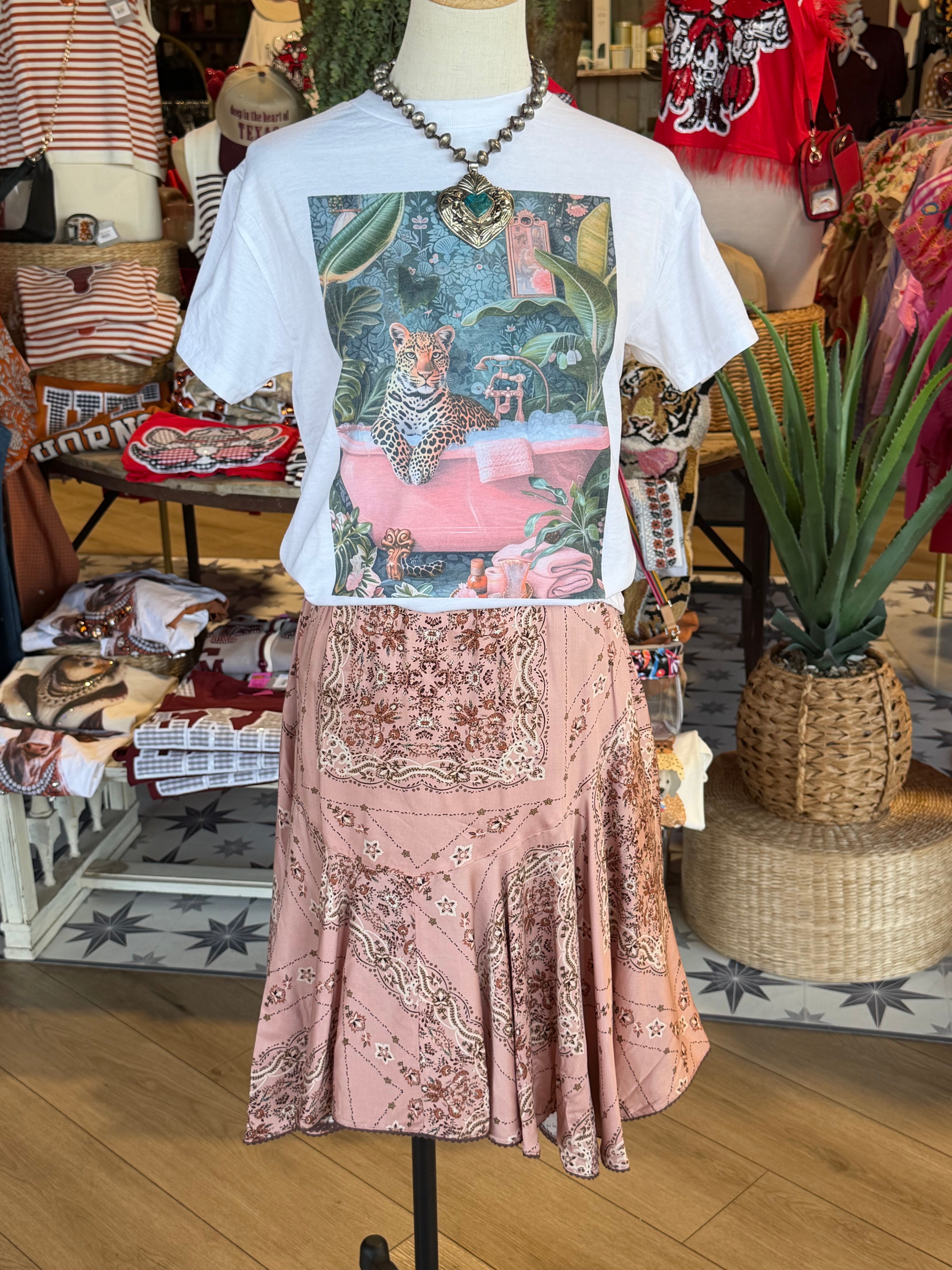 Bandana Swing Skirt