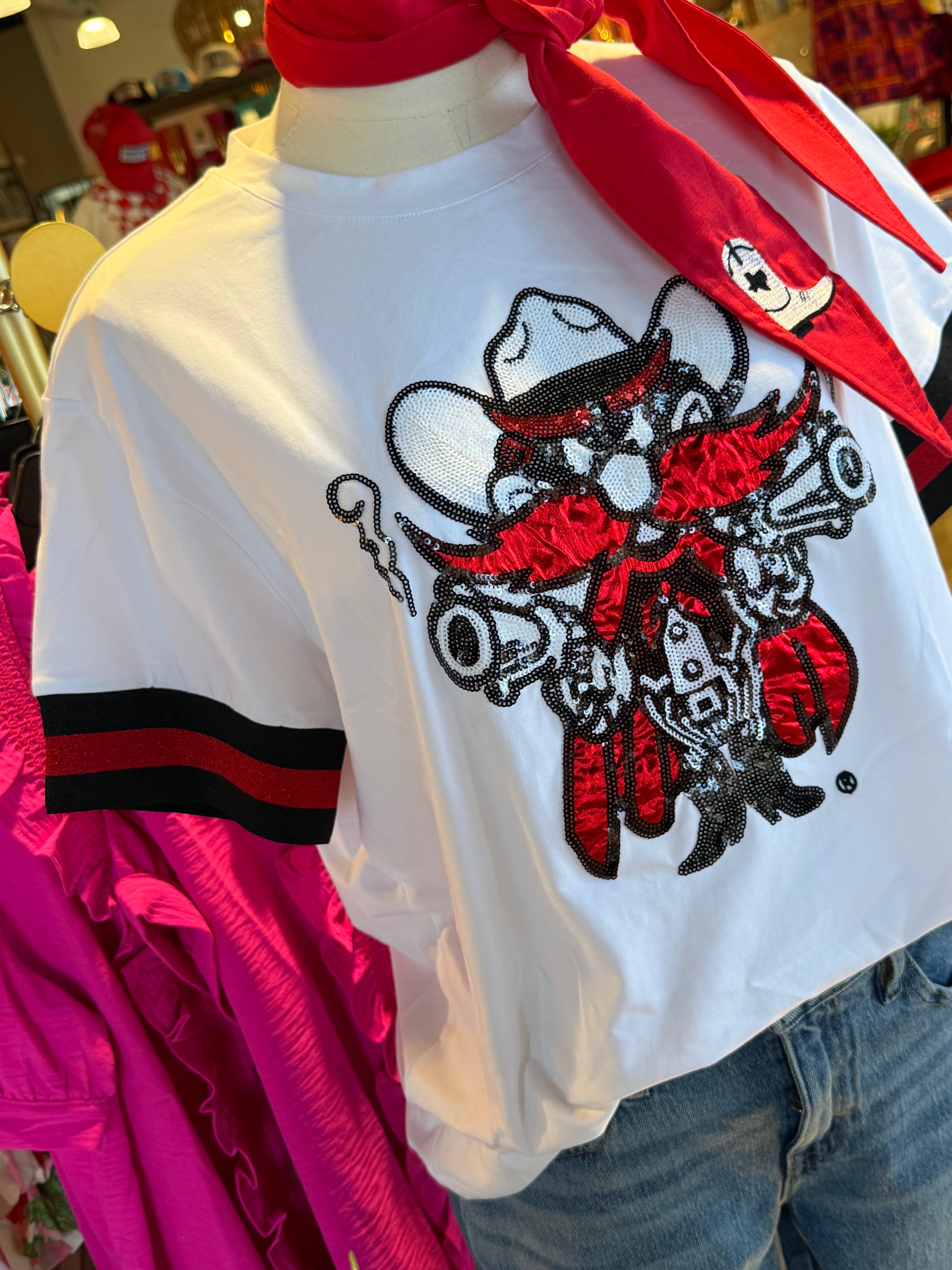 Texas Tech Sparkle Tee