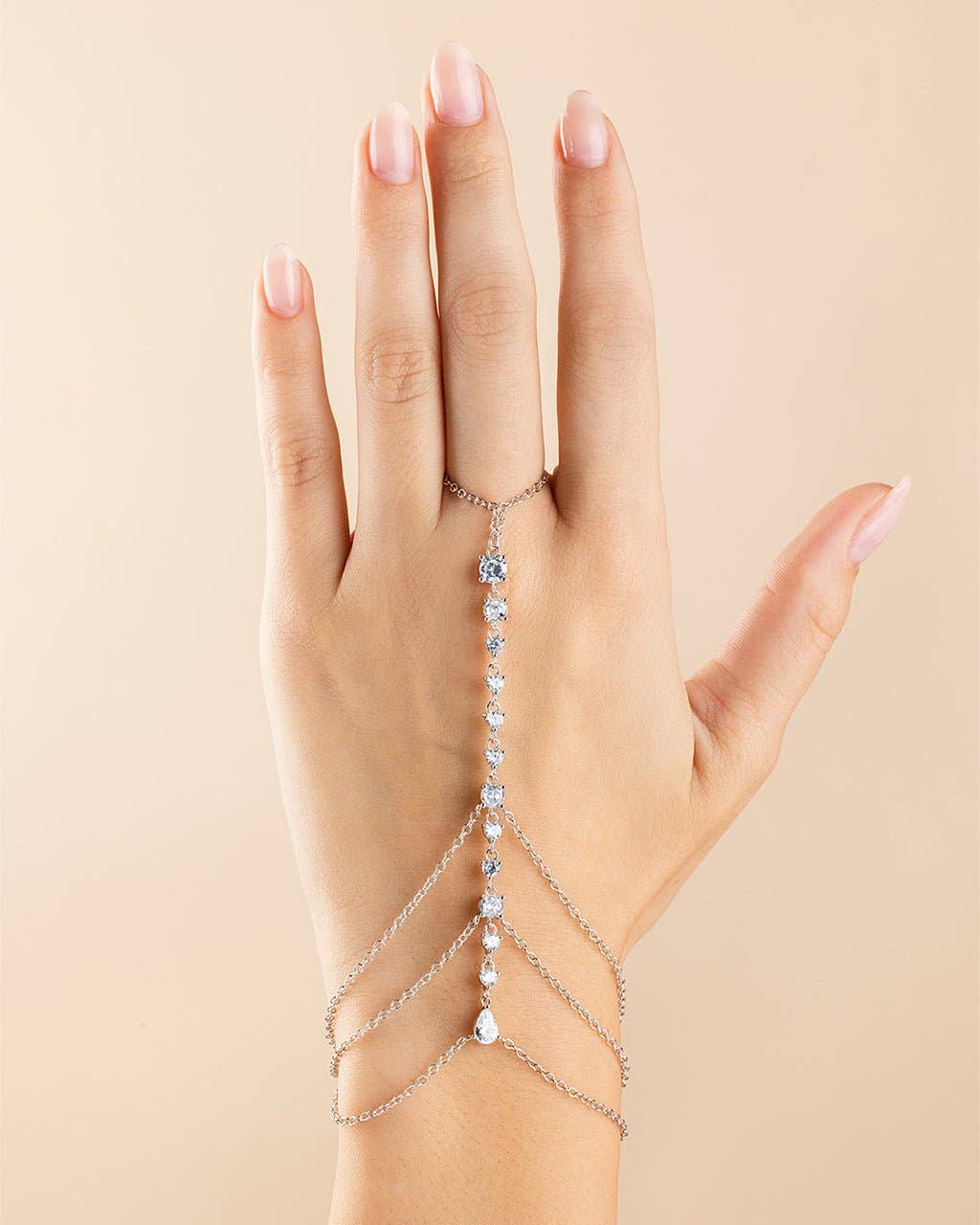 Anselma CZ Hand Chain
