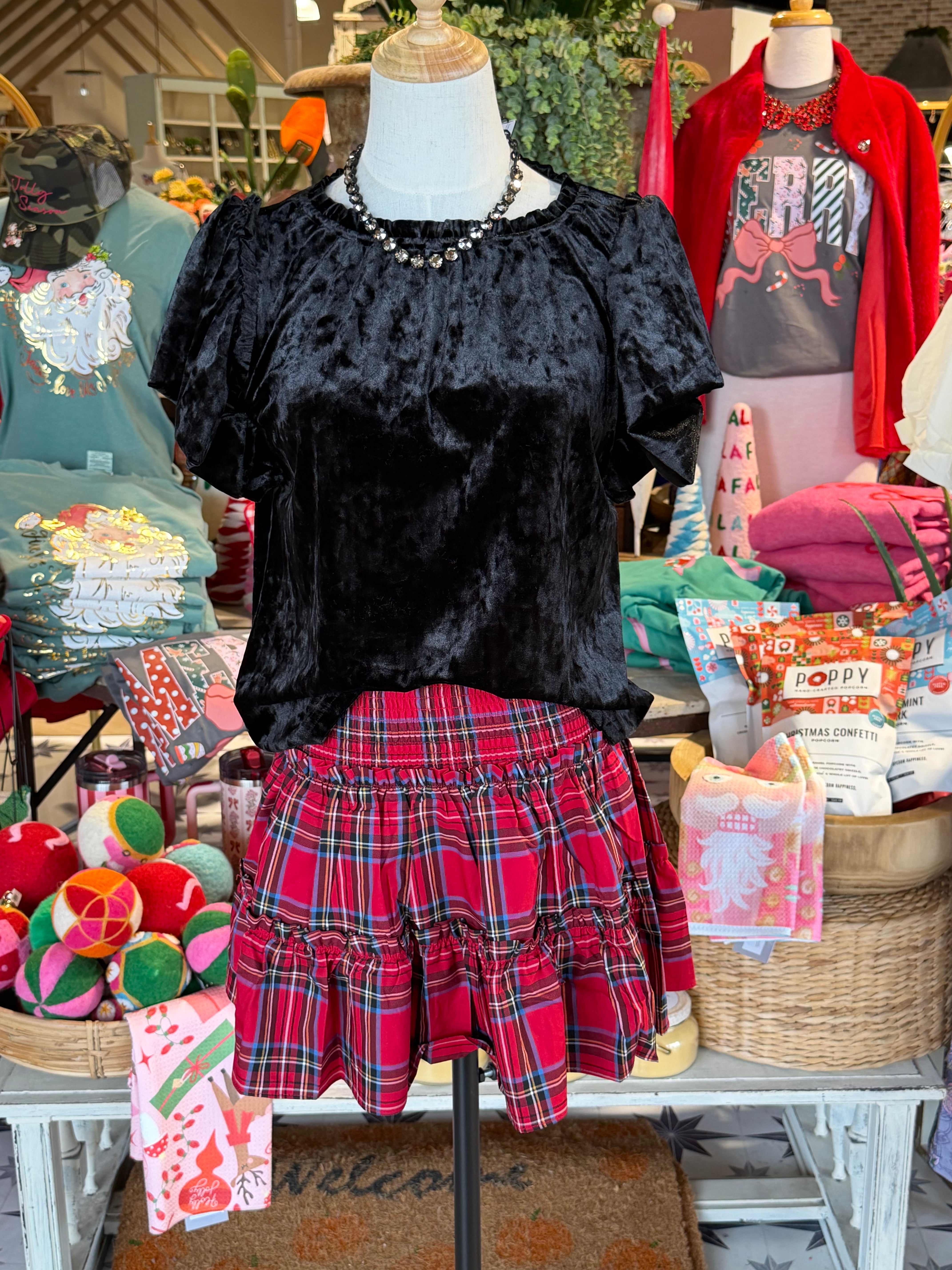 Florence Velvet Top￼