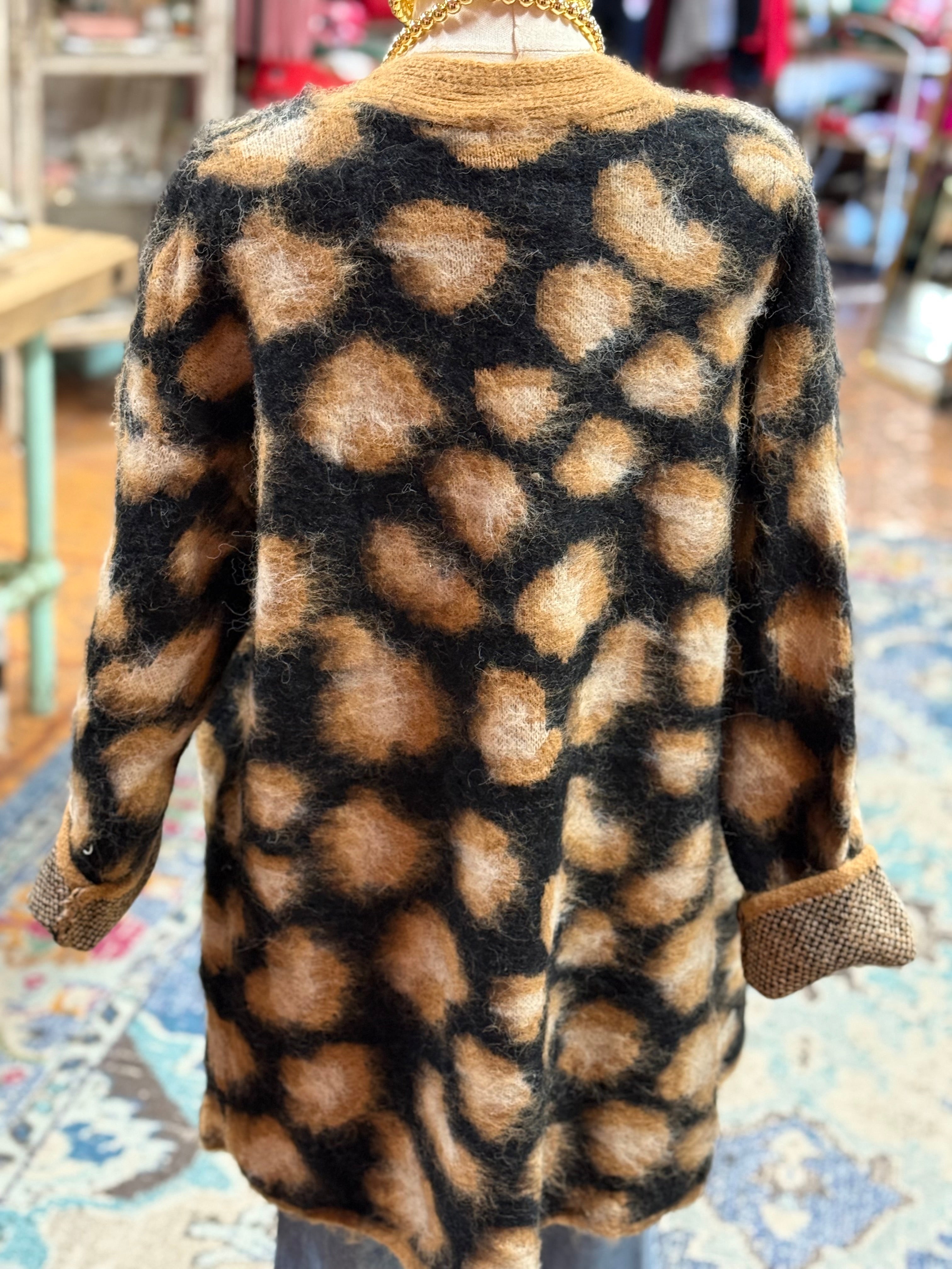 Leopard Print Cardigan