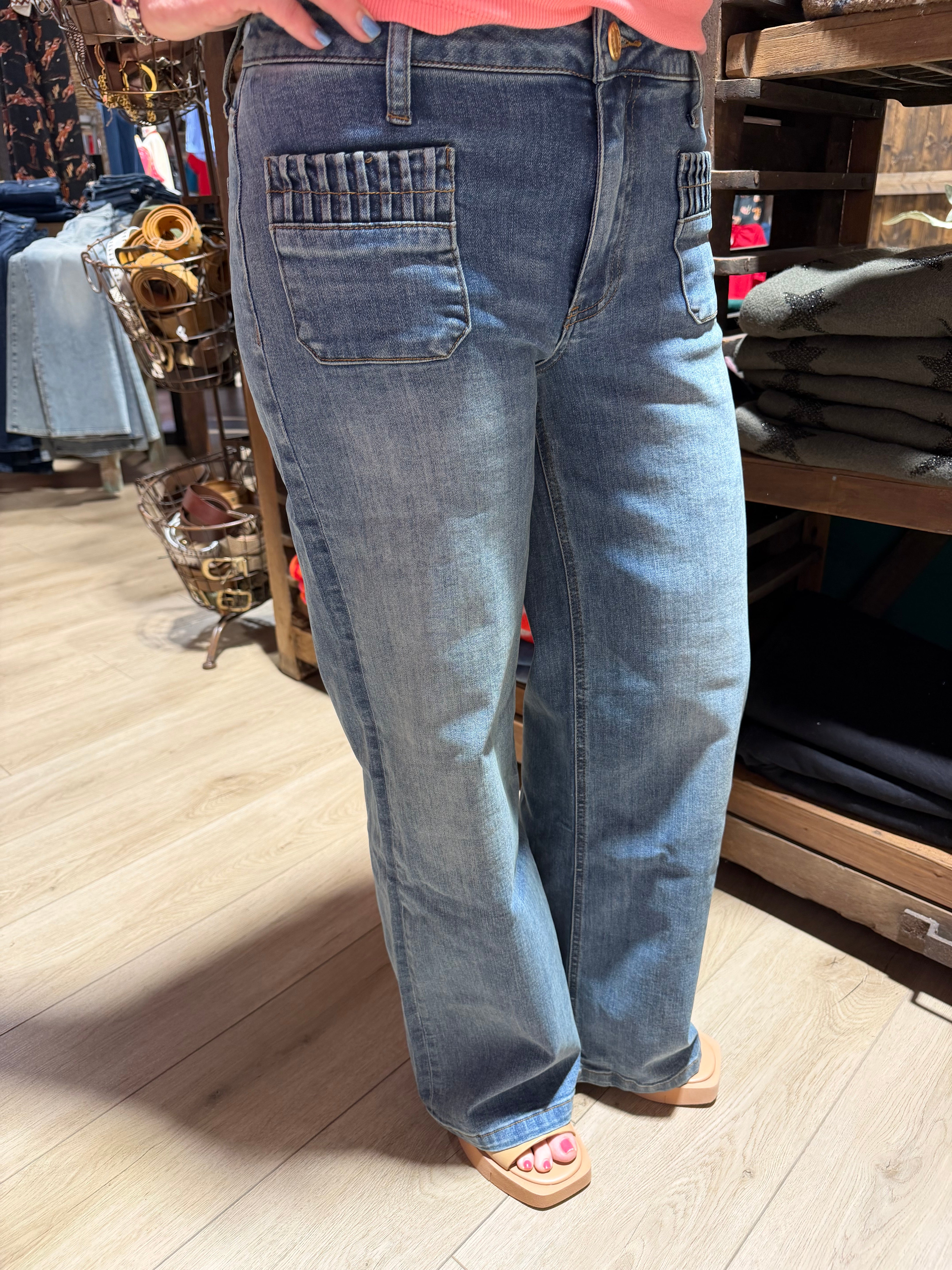 Maya Lynn Wide Leg Jeans
