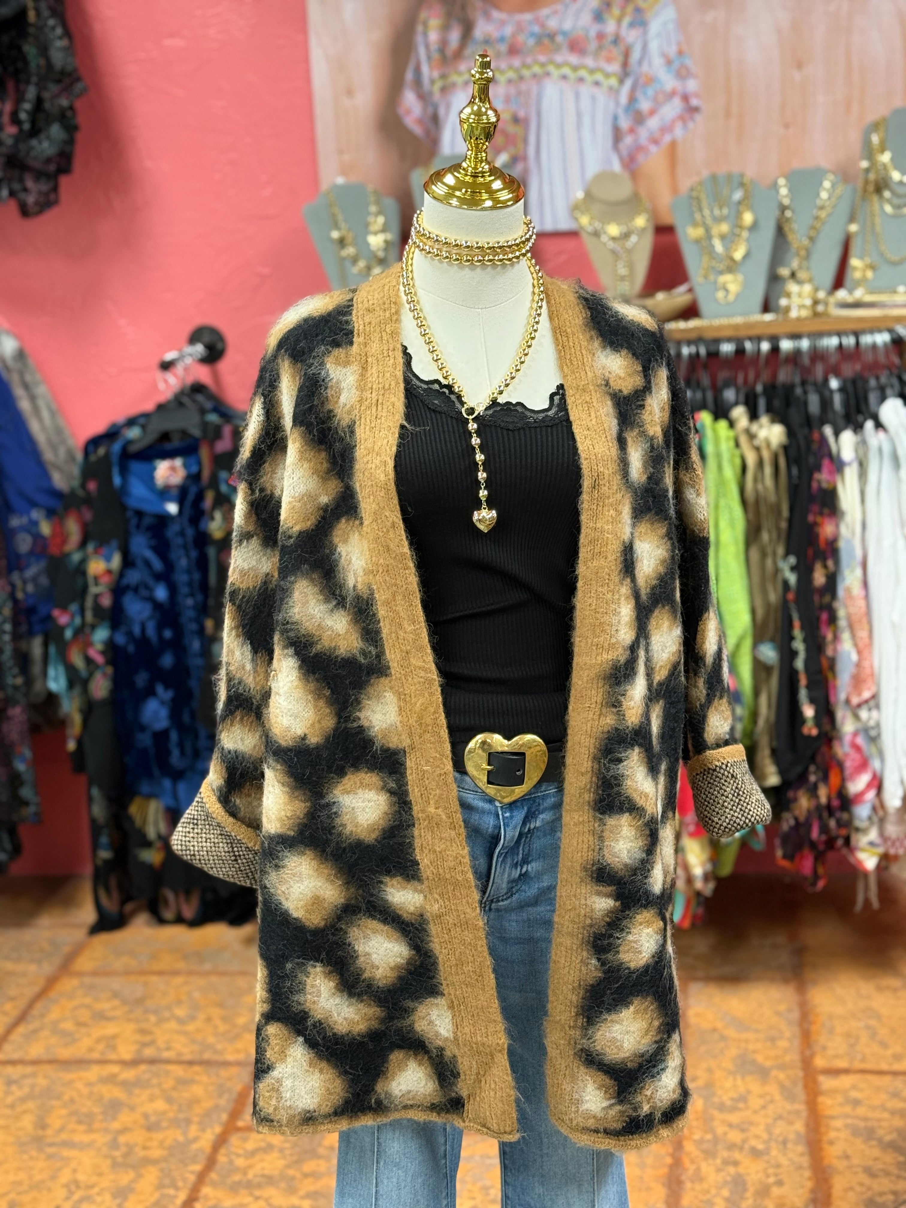 Leopard Print Cardigan