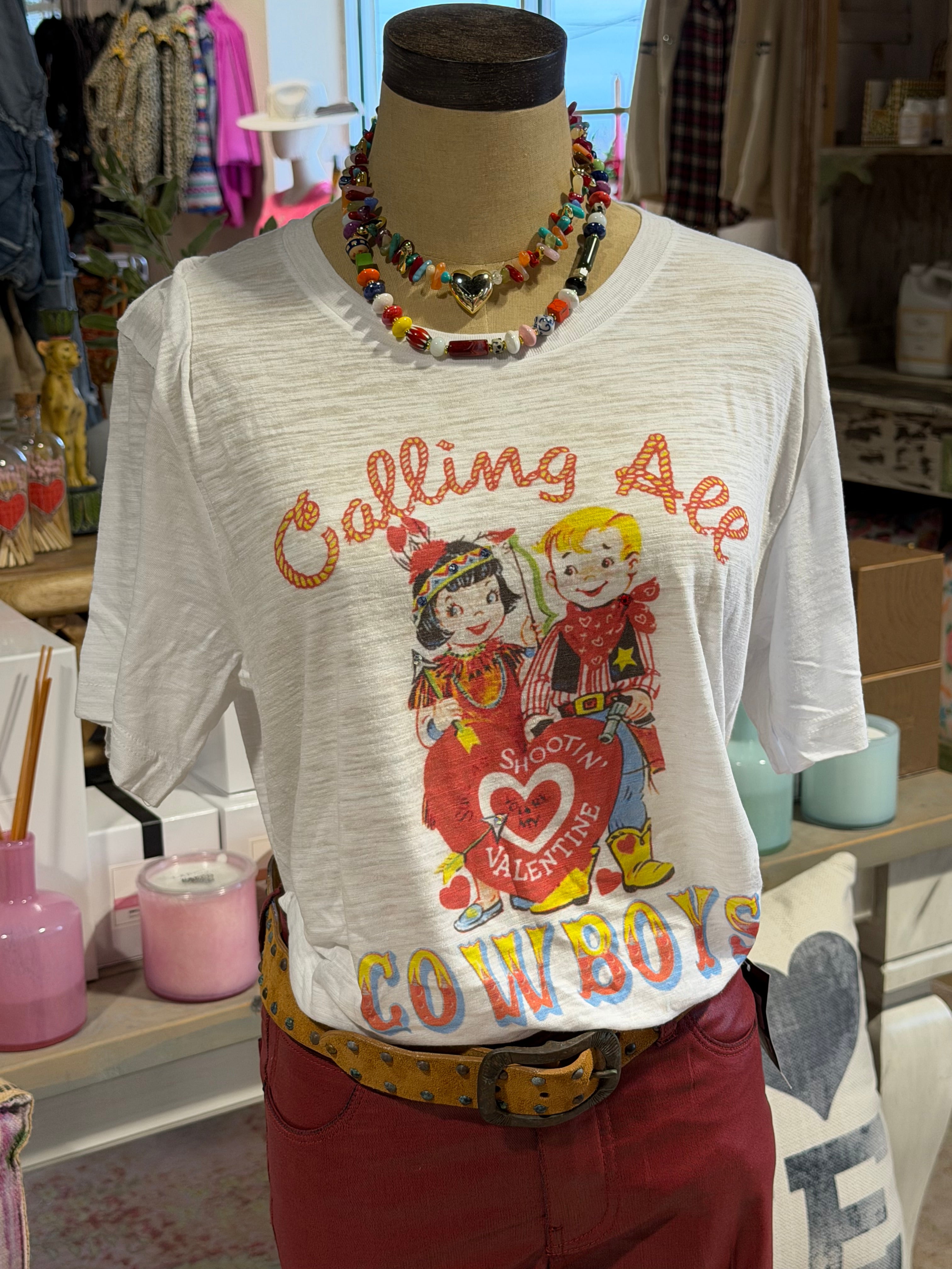 Calling All Cowboys Tee