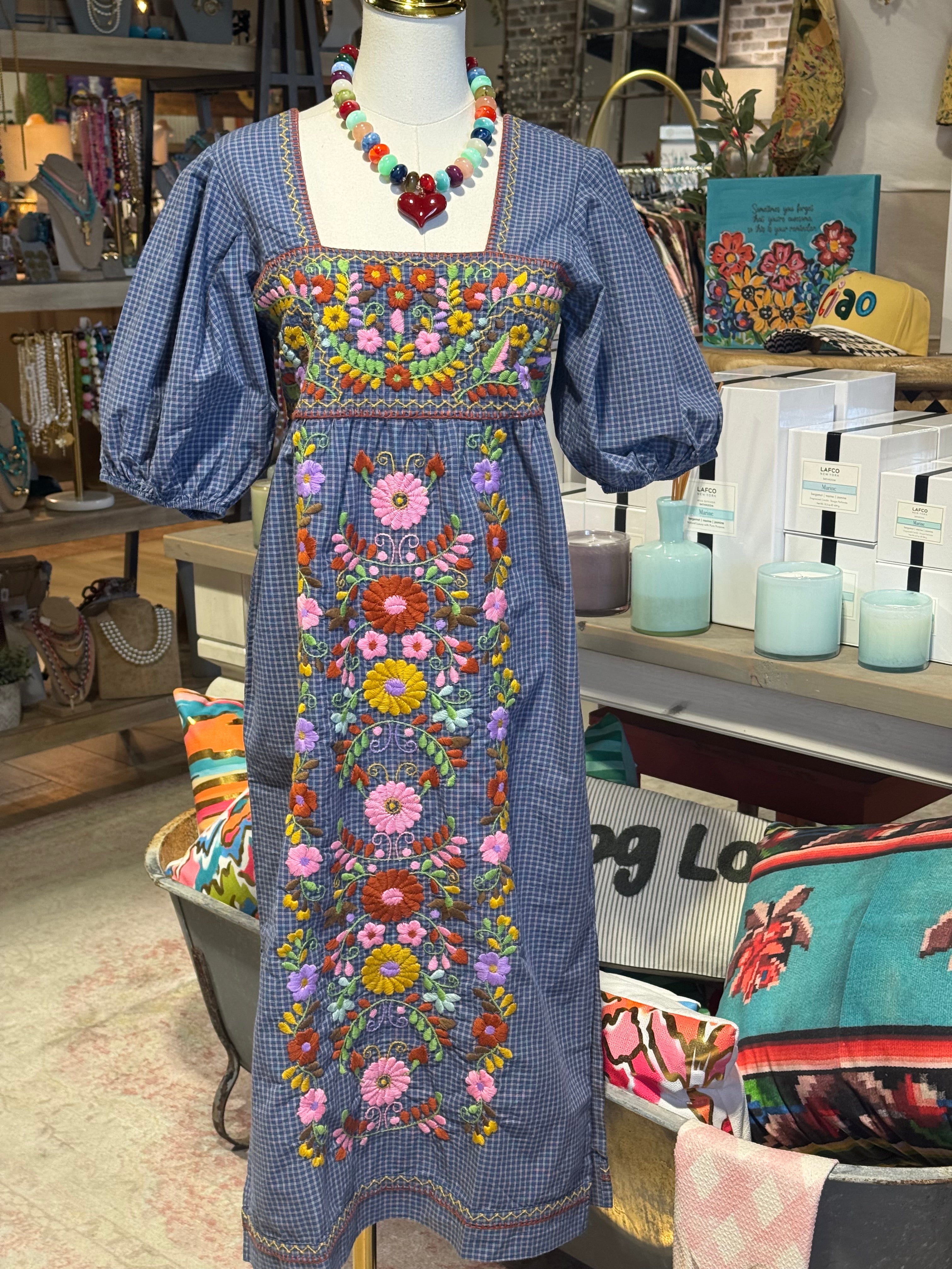 Tina Embroidery Dress