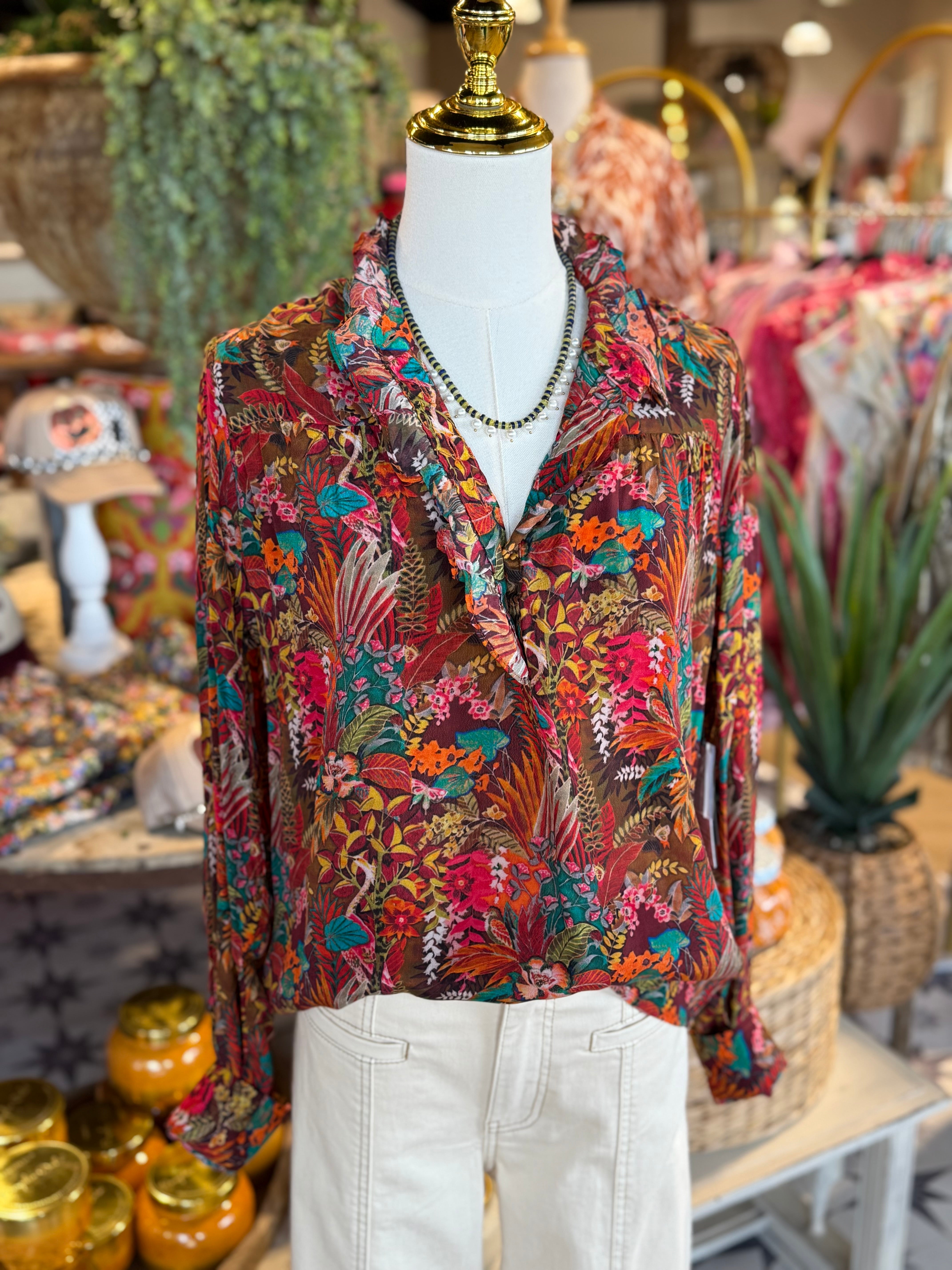 Fall Botanical Top