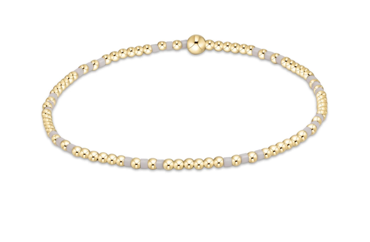 Hope Joy 2mm Milkshake Beaded Bracelet