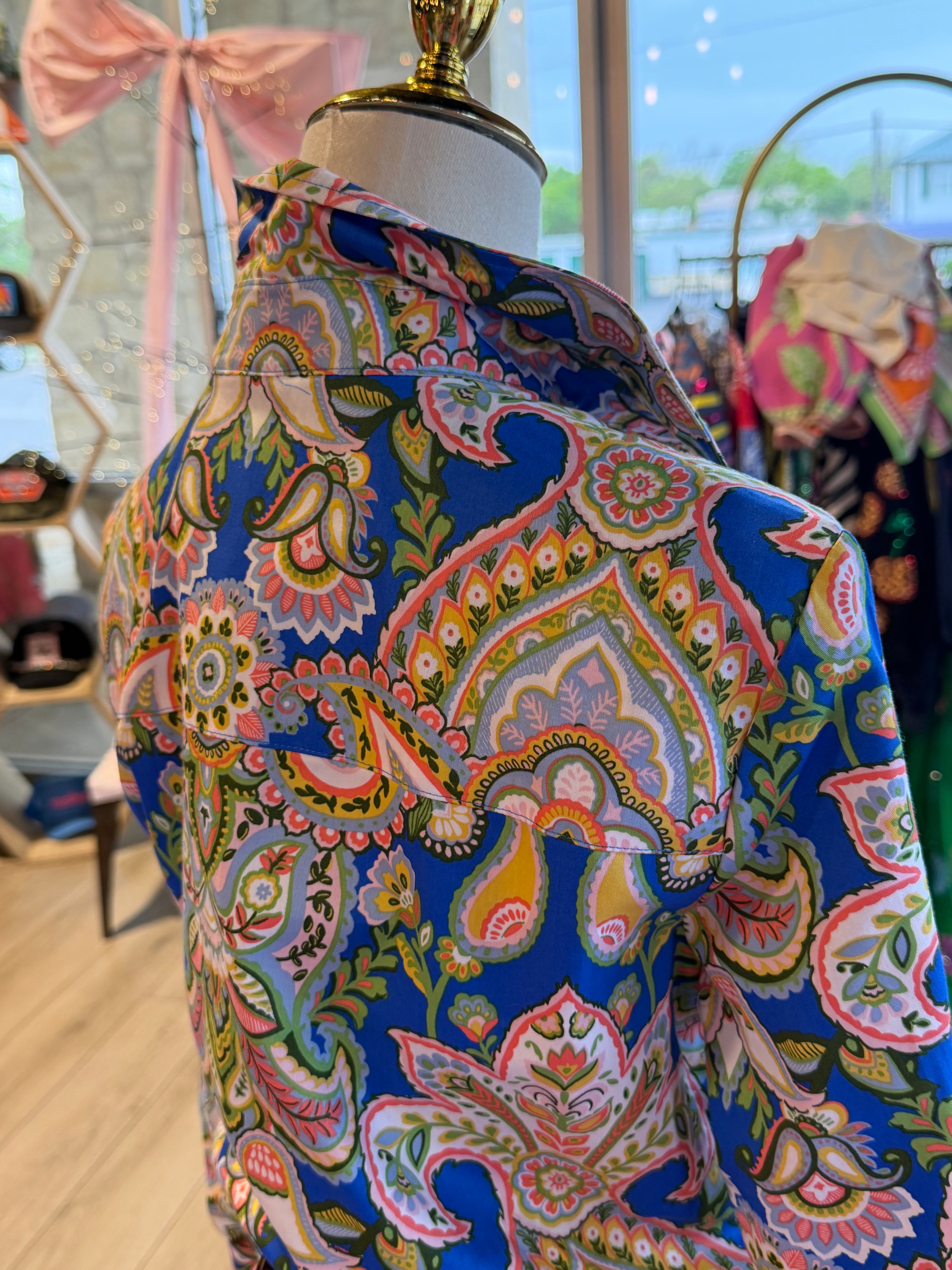 Paisley Garden Top