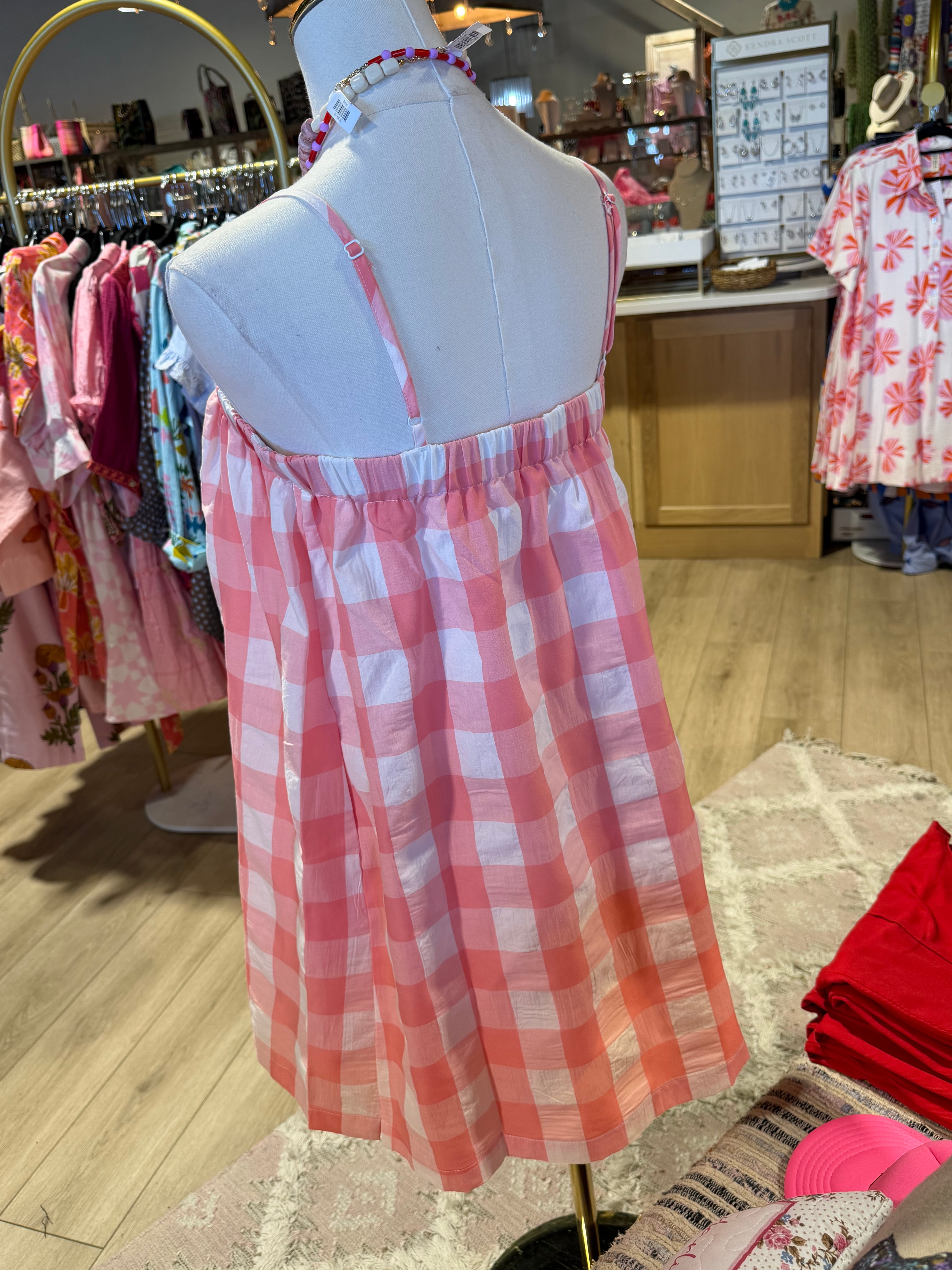 PLAID Cami Dress