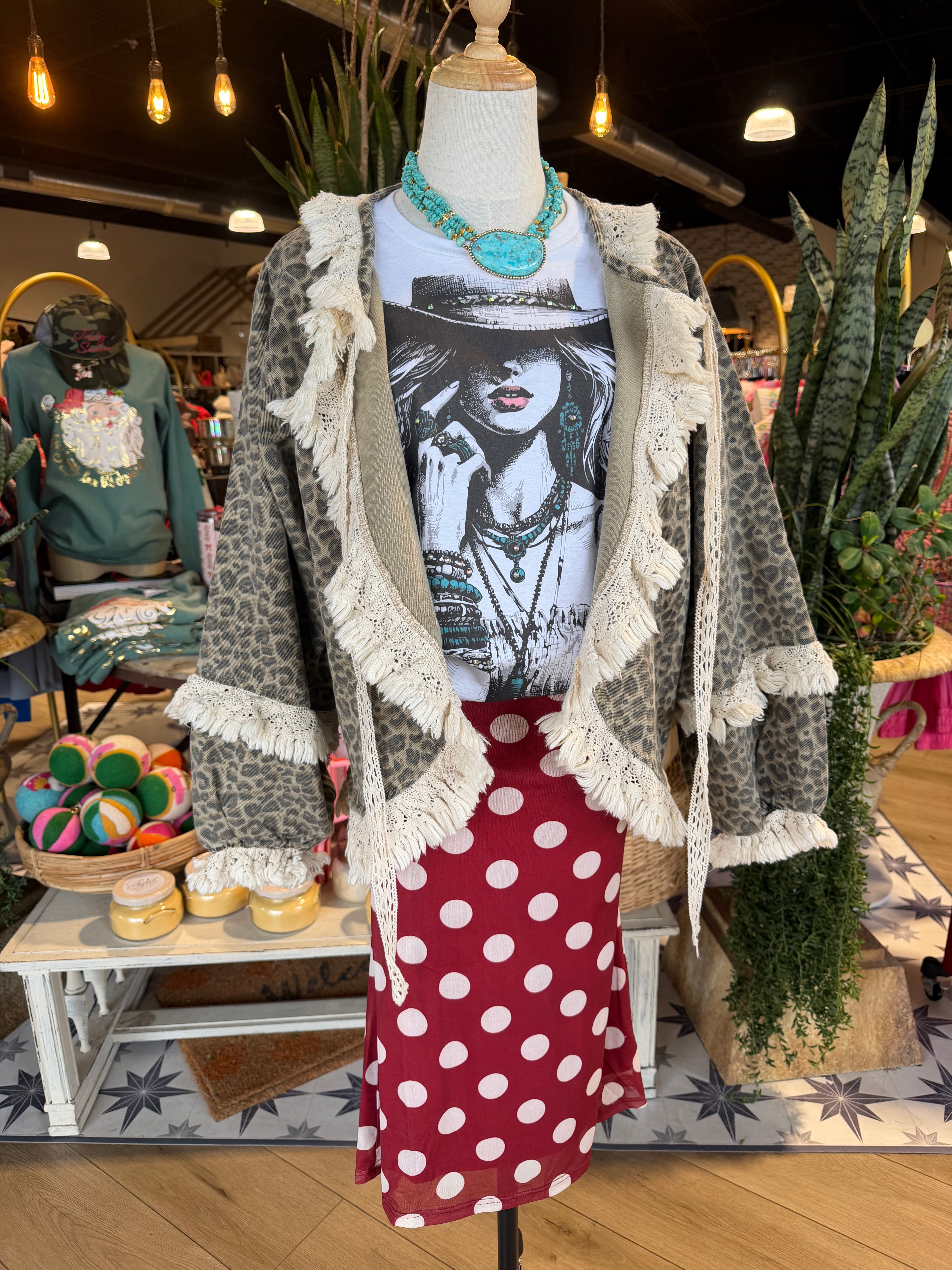 Kylie Polkadot Skirt