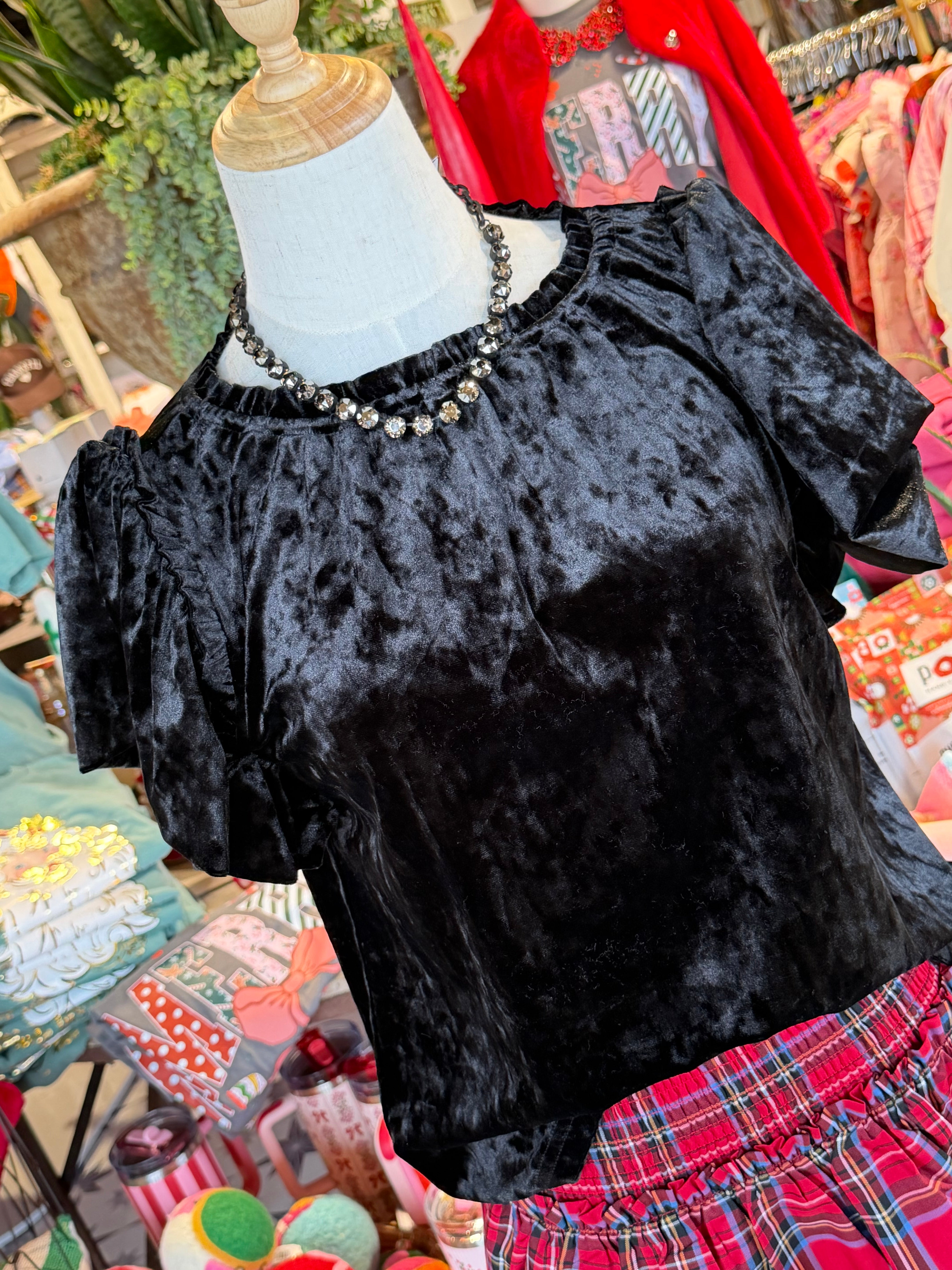 Florence Velvet Top￼