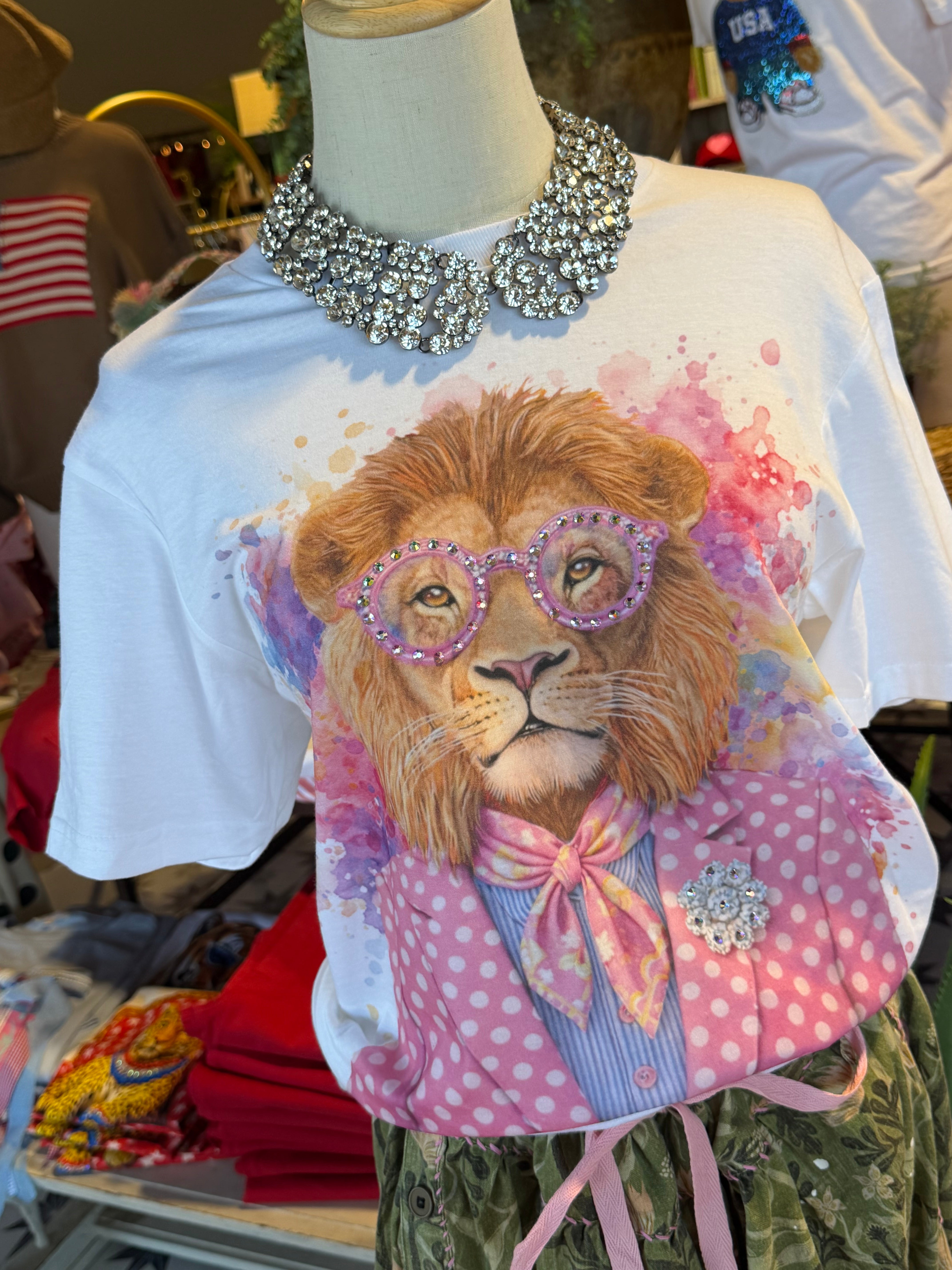 Watercolor Lion  Graphic Tee
