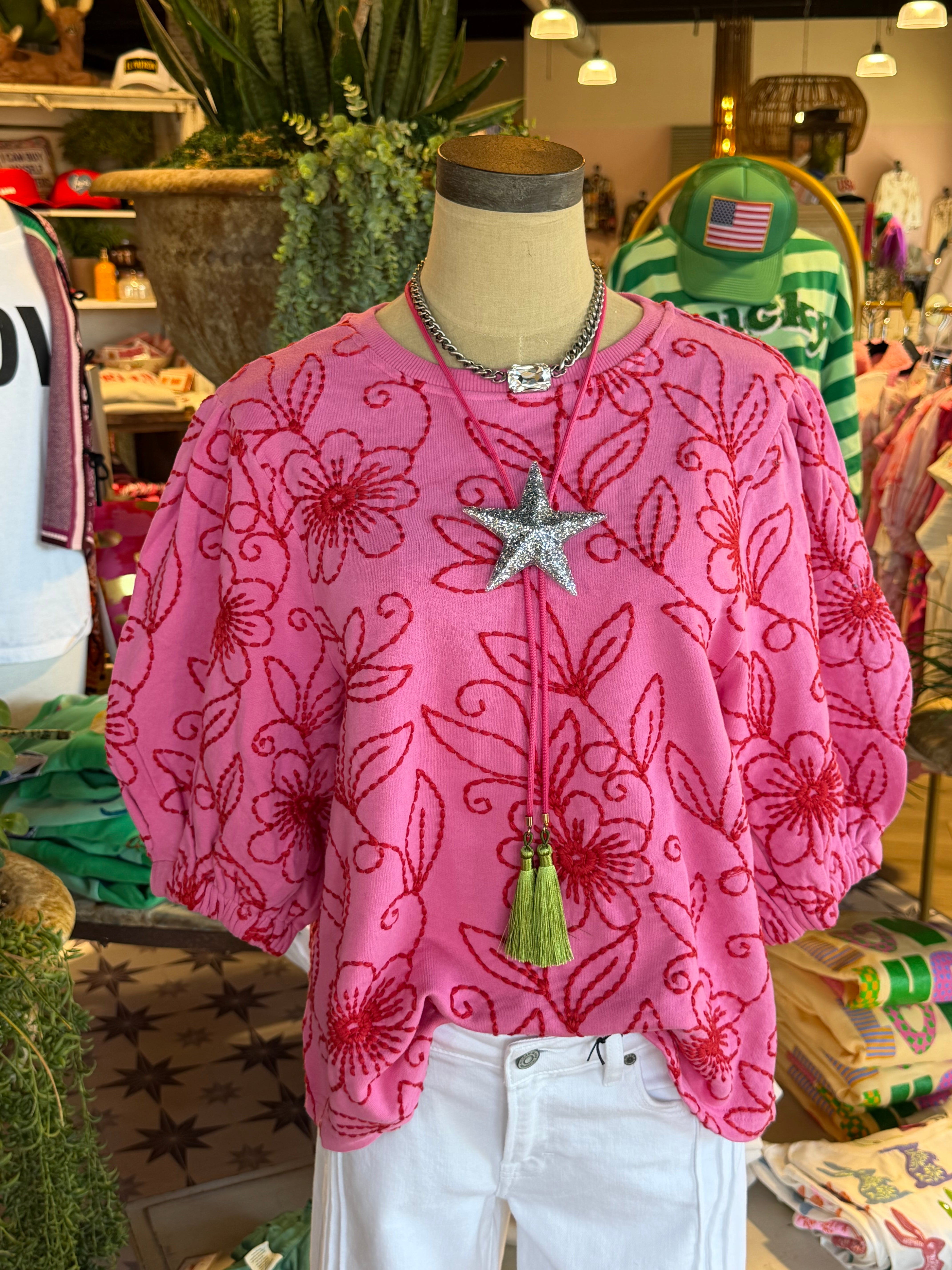 Floral Vines Top