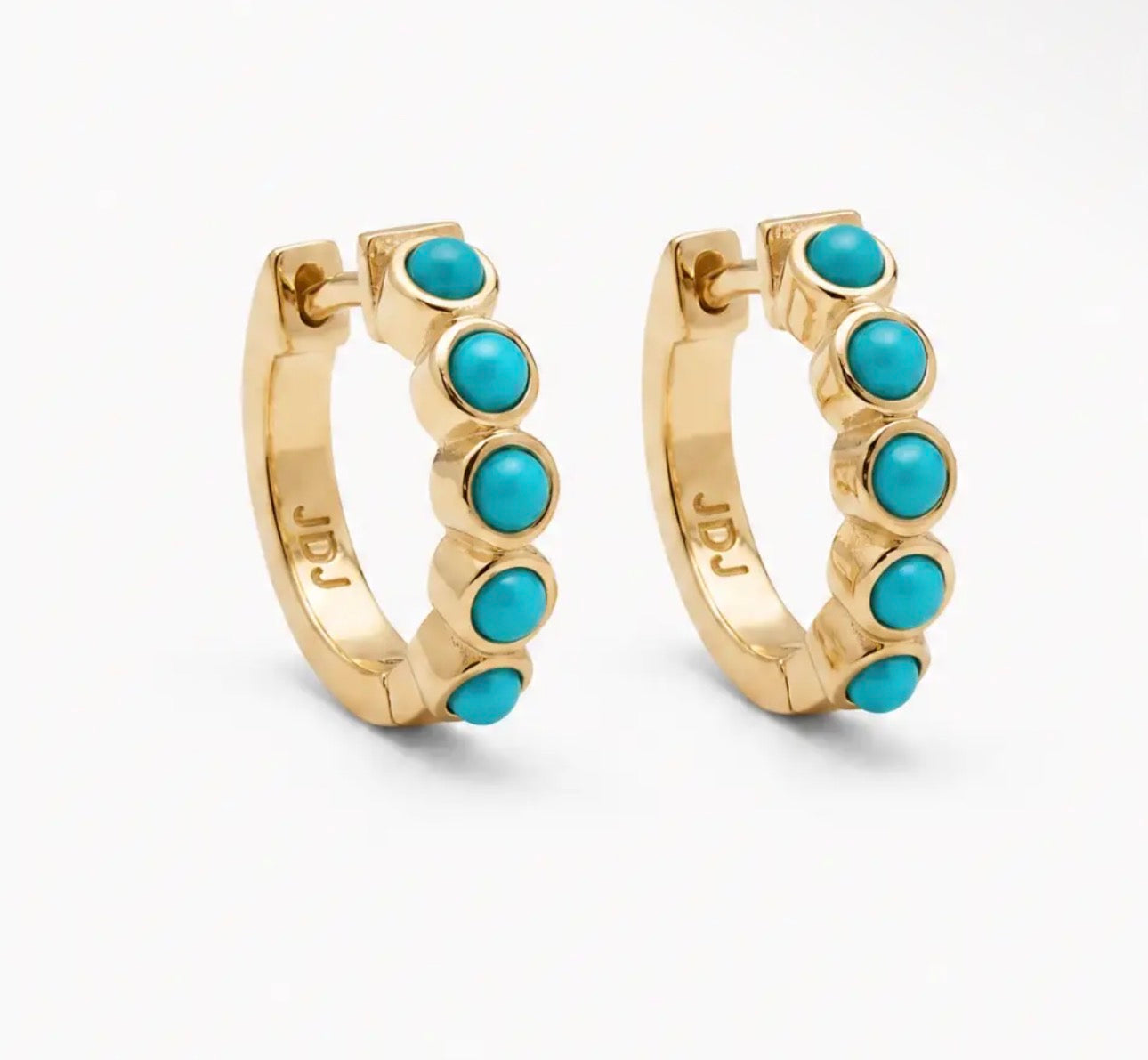 Francesca Turquoise Huggie