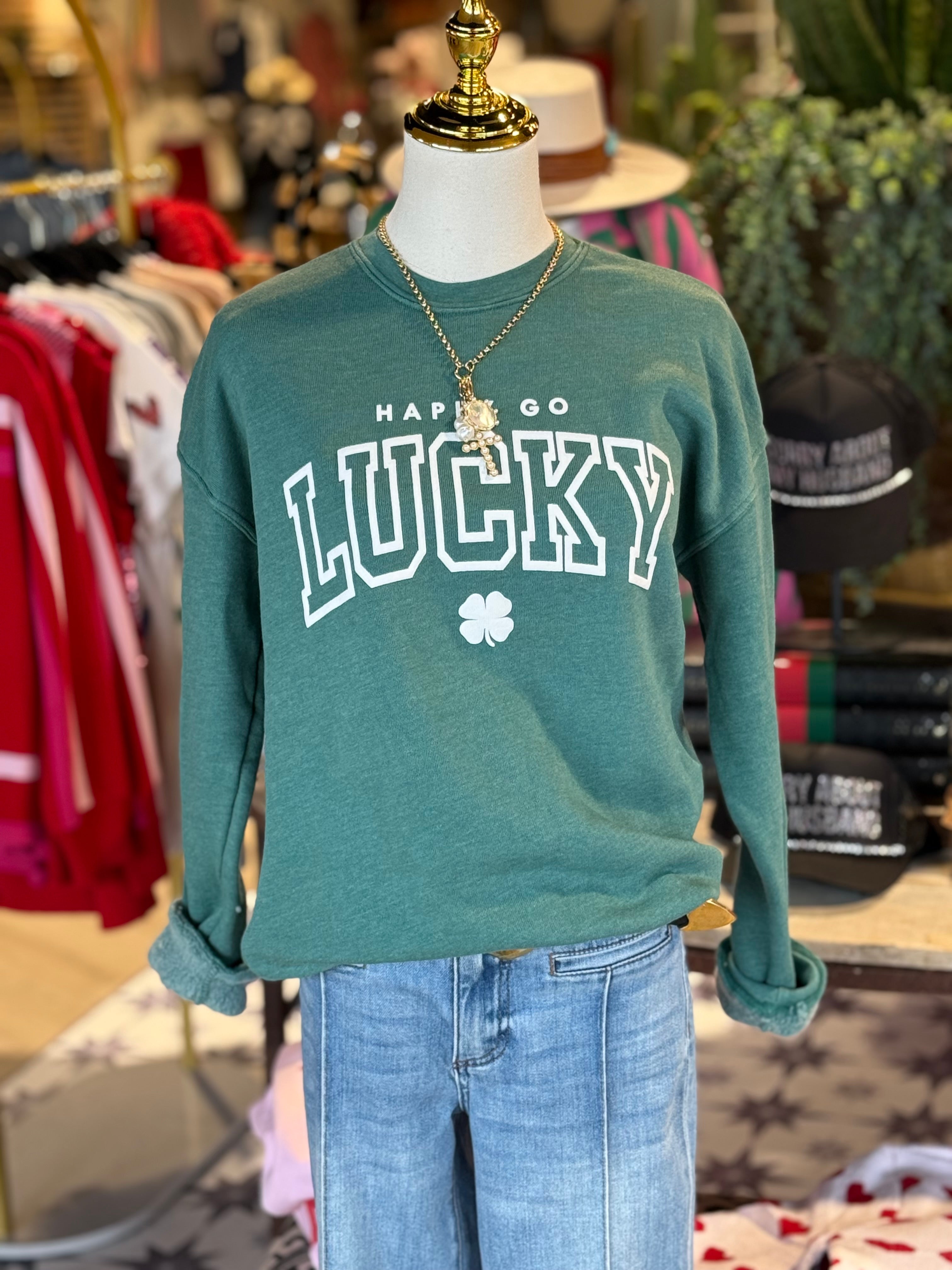 Happy Go Lucky Sweatshirt