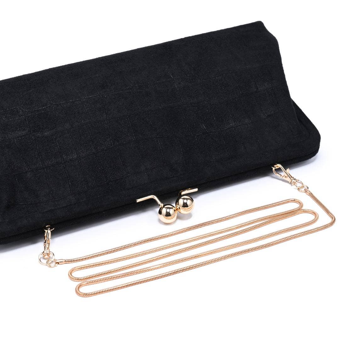 Kristin - Faux Suede Clutch