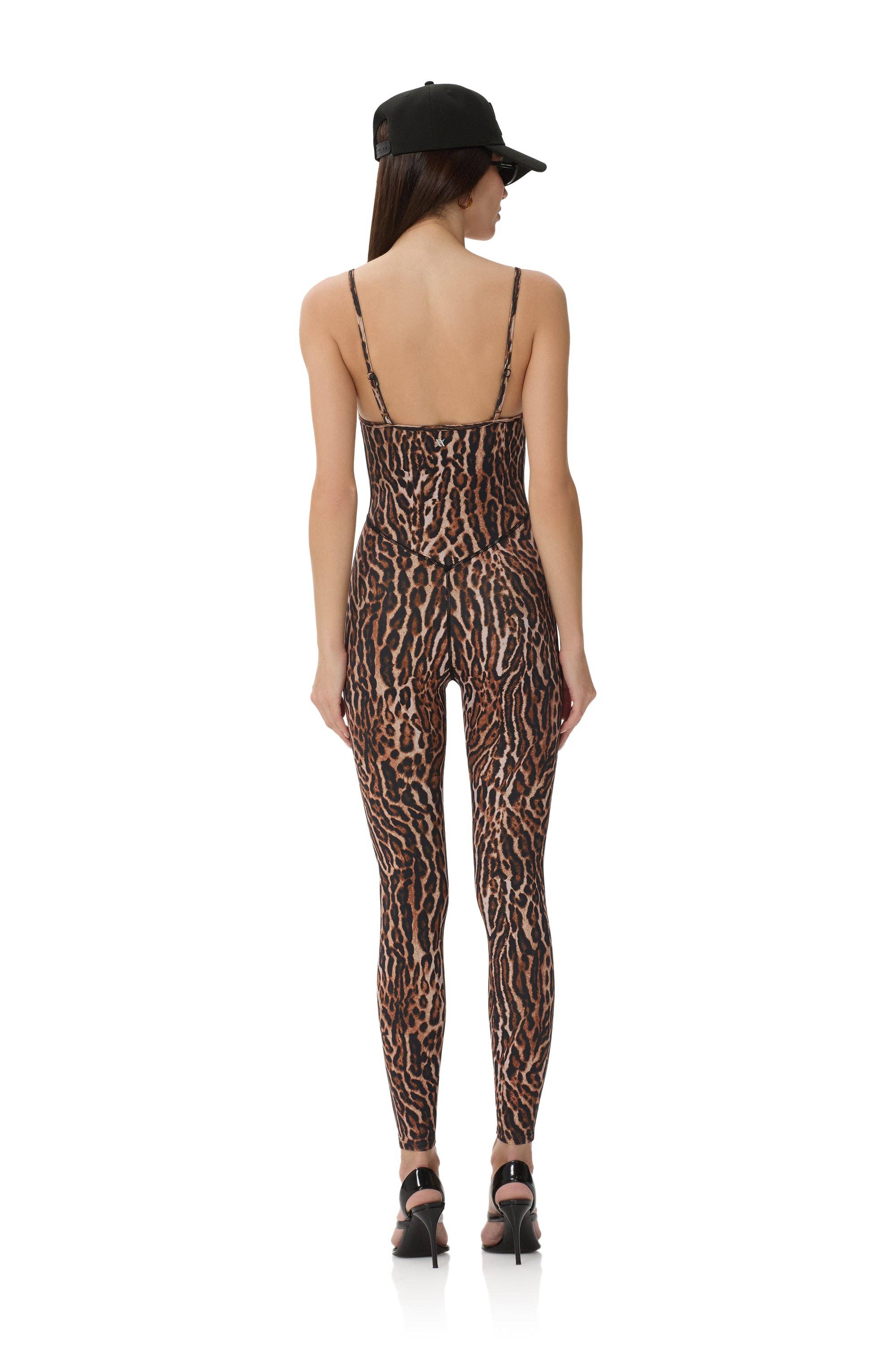 Opal Catsuit - Brushed Leopard