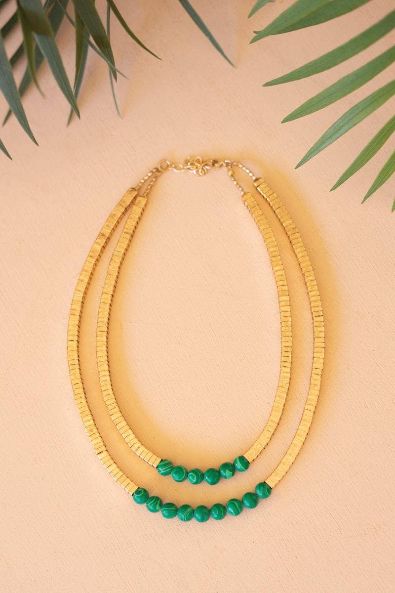 Double Swag Necklace