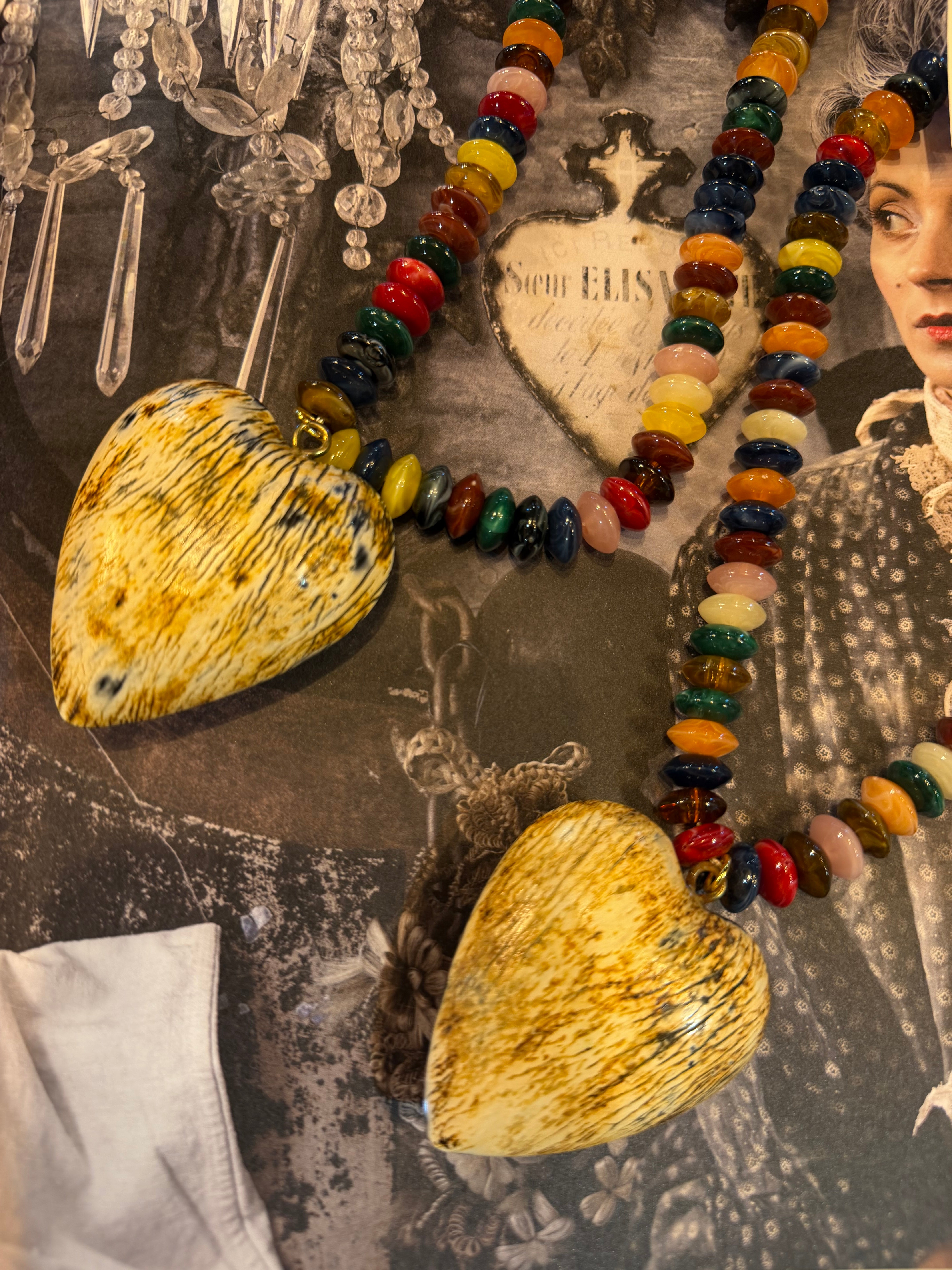 Rainbow Heart Necklace
