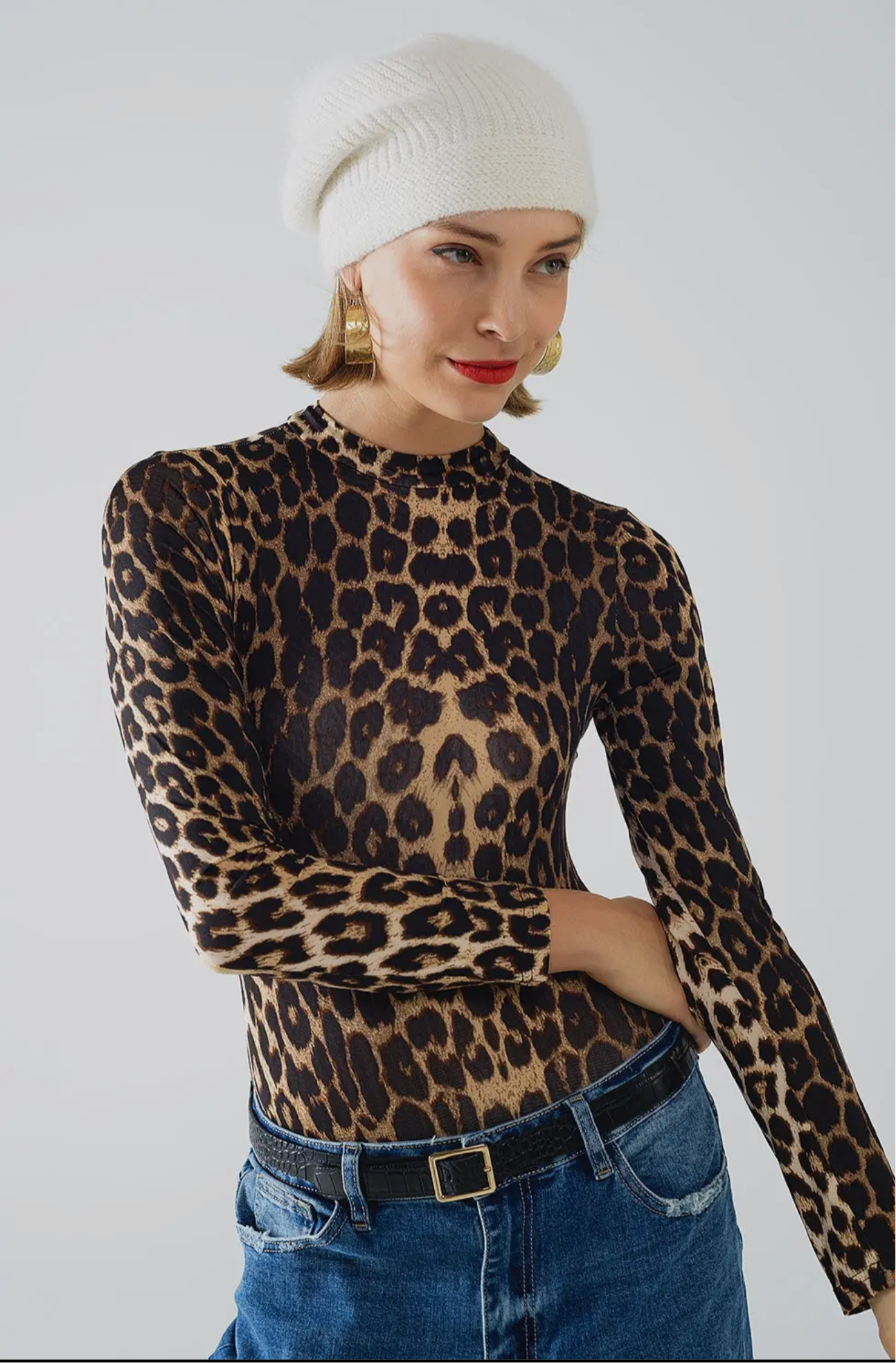 Leopard Print Tee