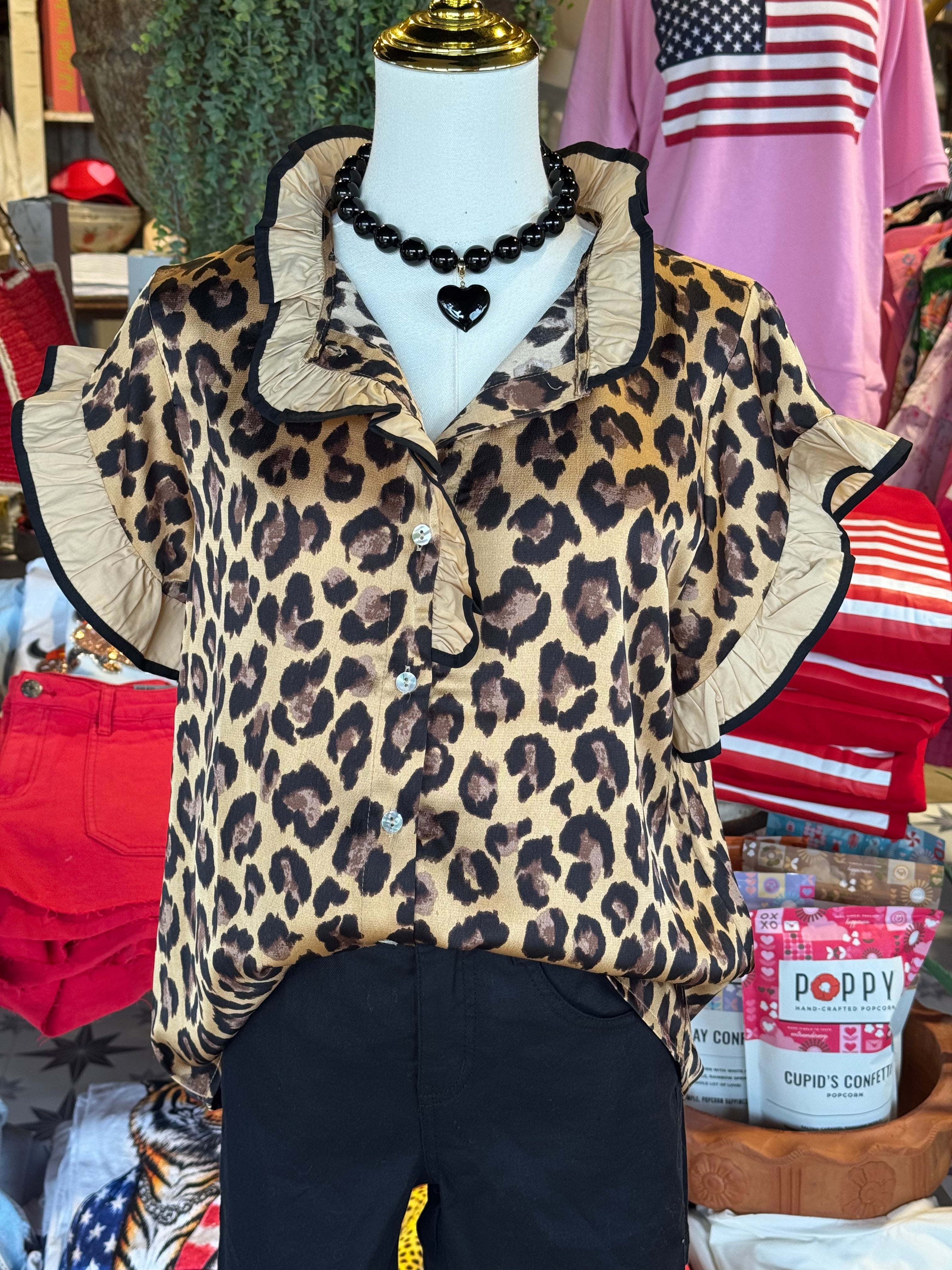 Lilly Leopard Top