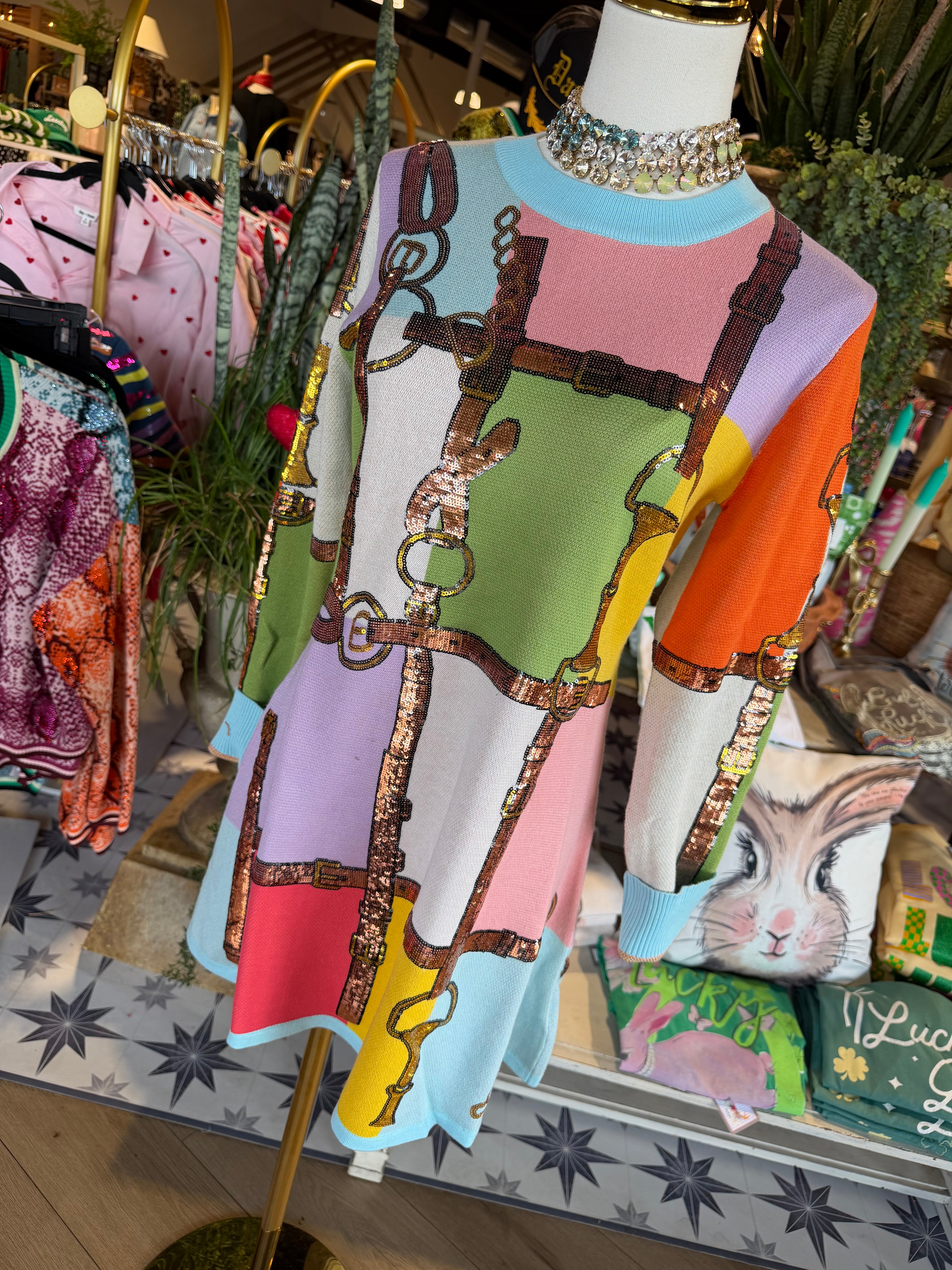 Knit Horse Bit Dress