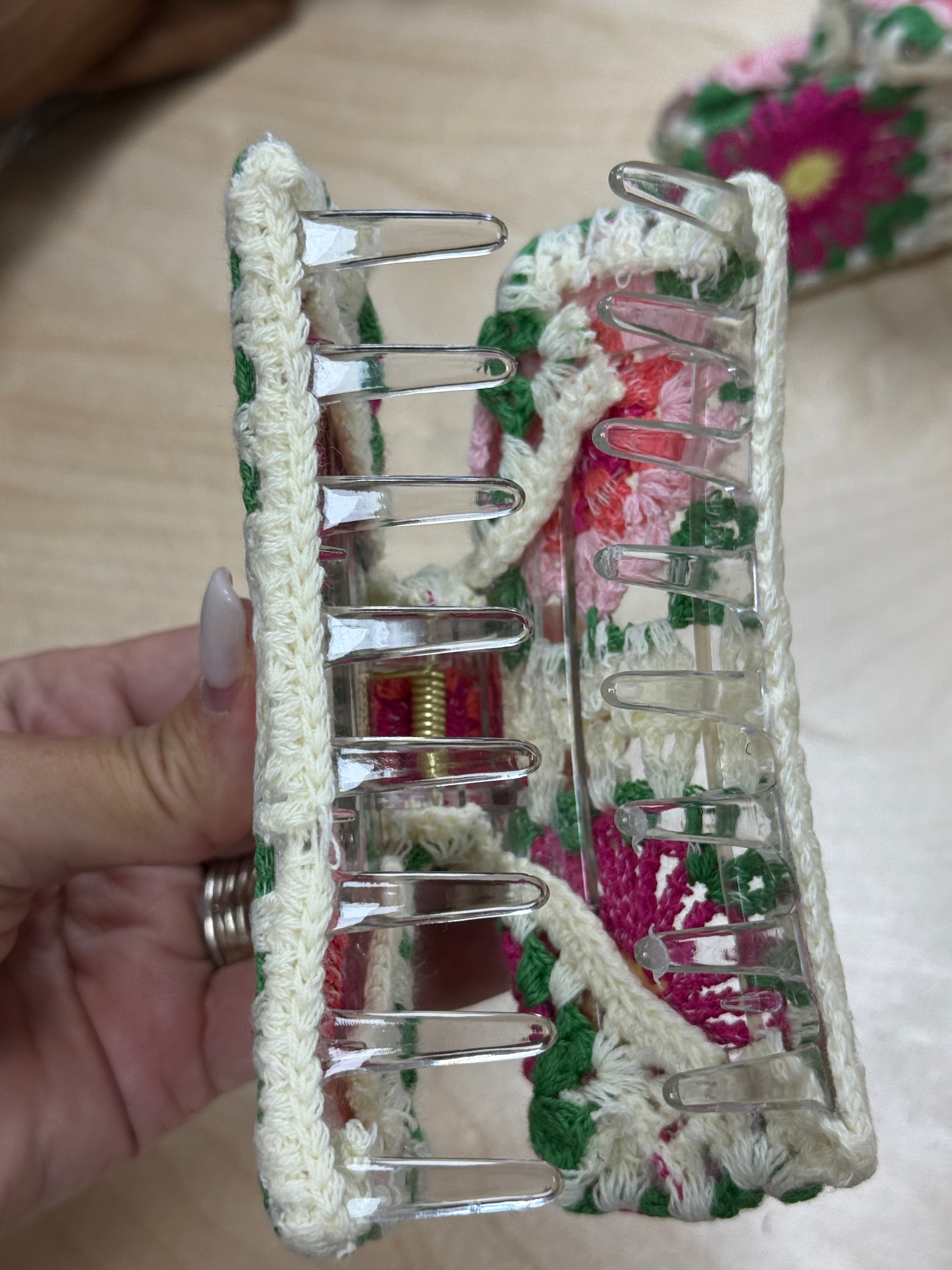 Crochet Claw Clips (Assorted)