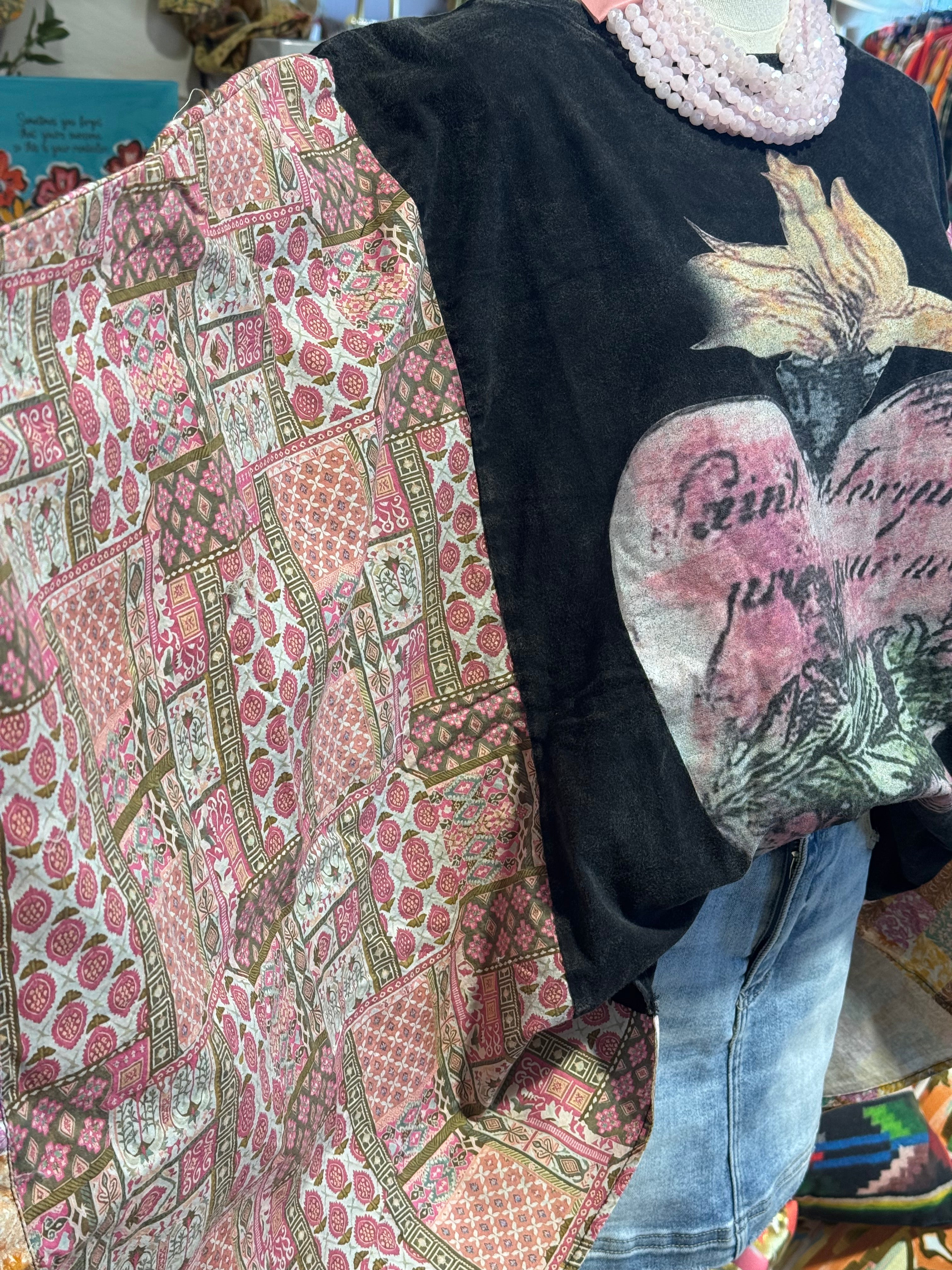 Kira Oversize Poncho Tee