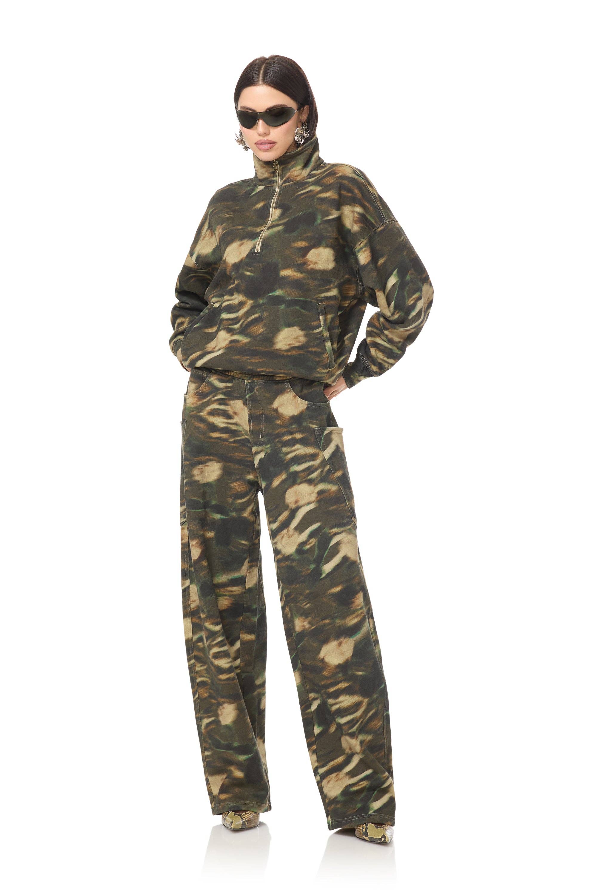 Ryan Barrel Sweatpant - Rushed Camo