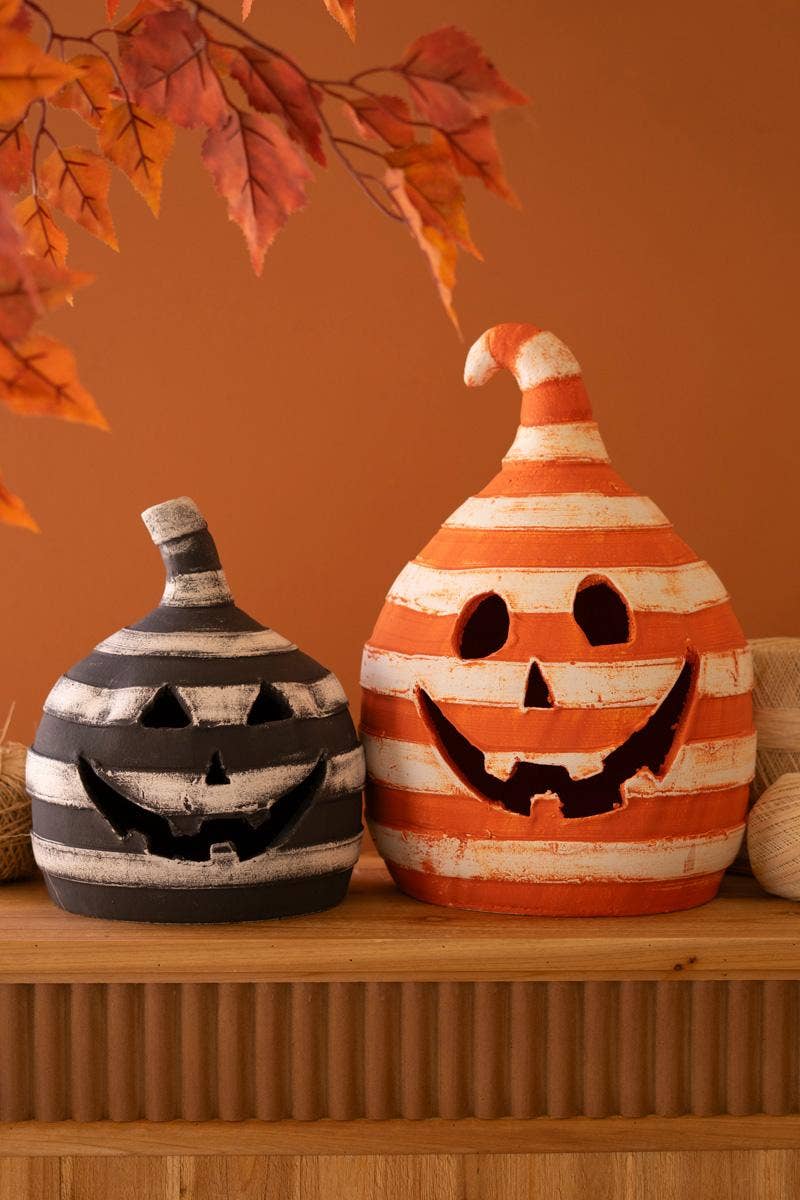 STRIPED JACK-O-LANTERNS