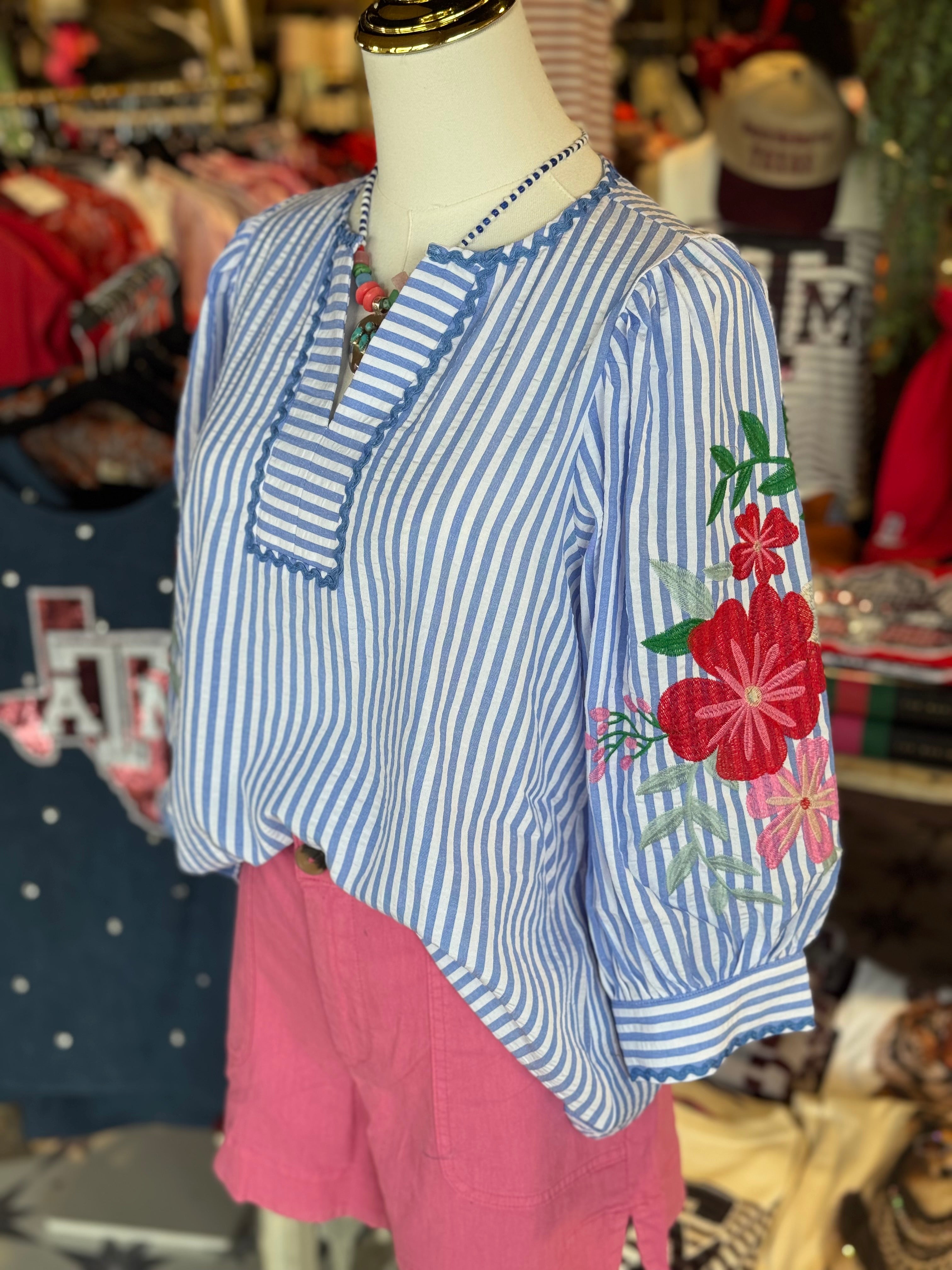 Tara Stripe Top