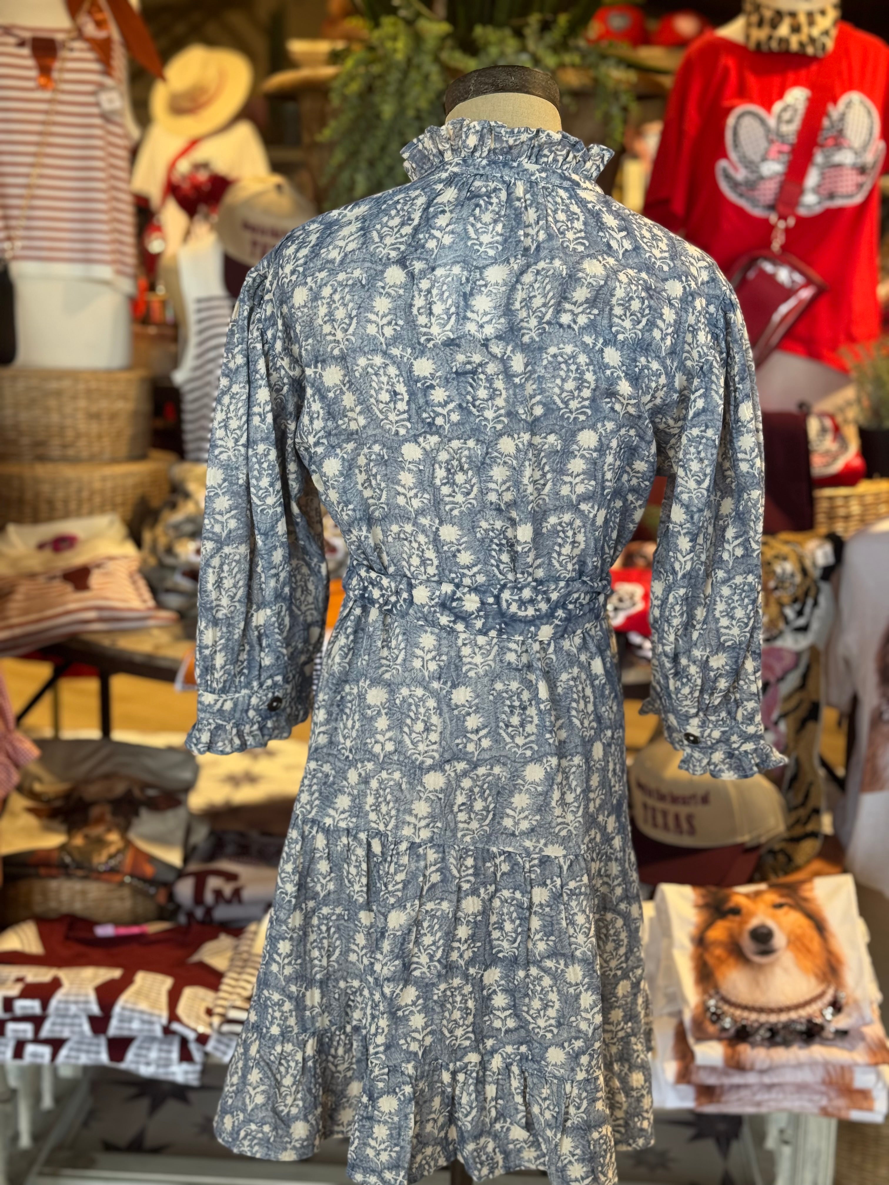 Ribben Embroidered Dress