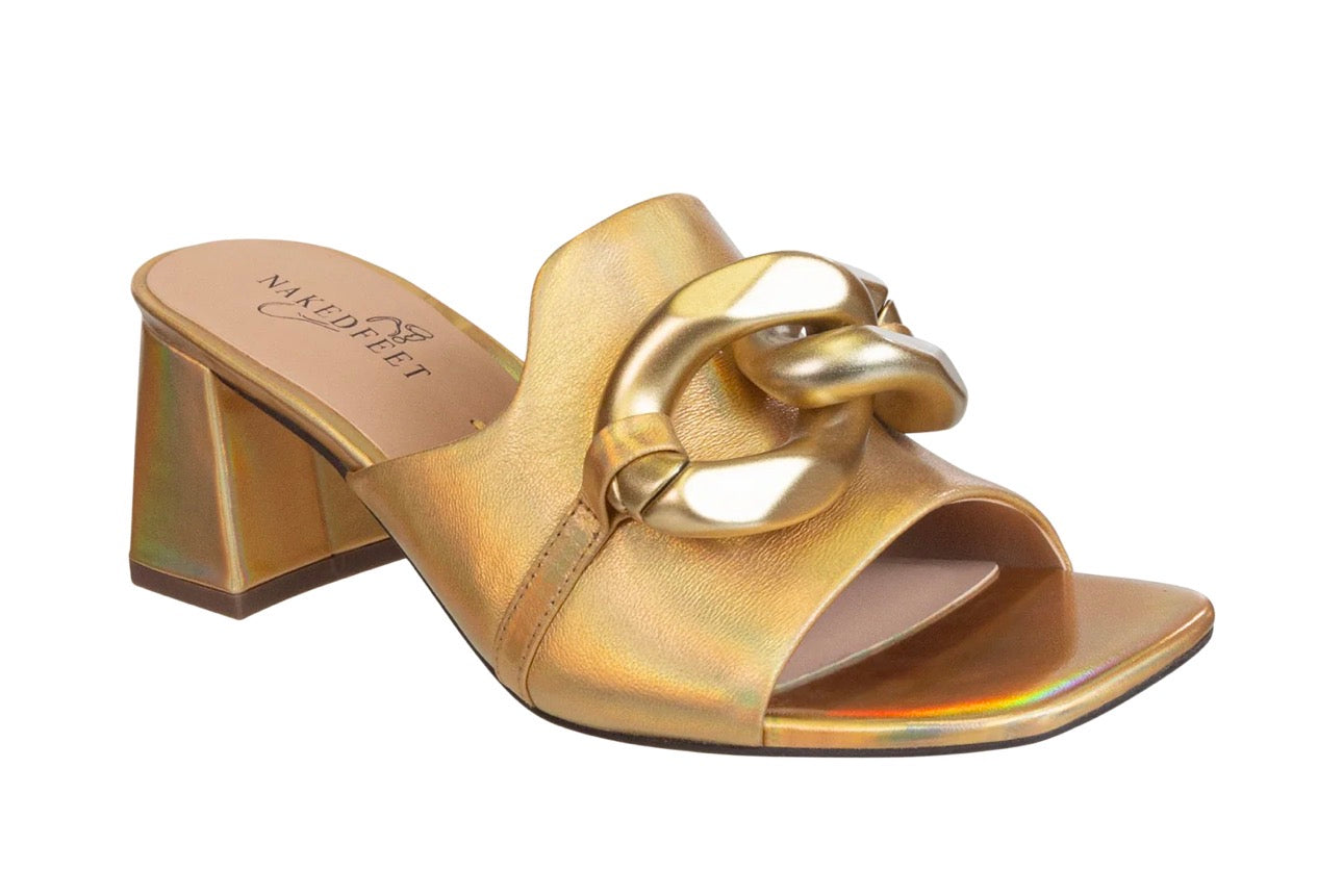 Coterie Gold Sandals