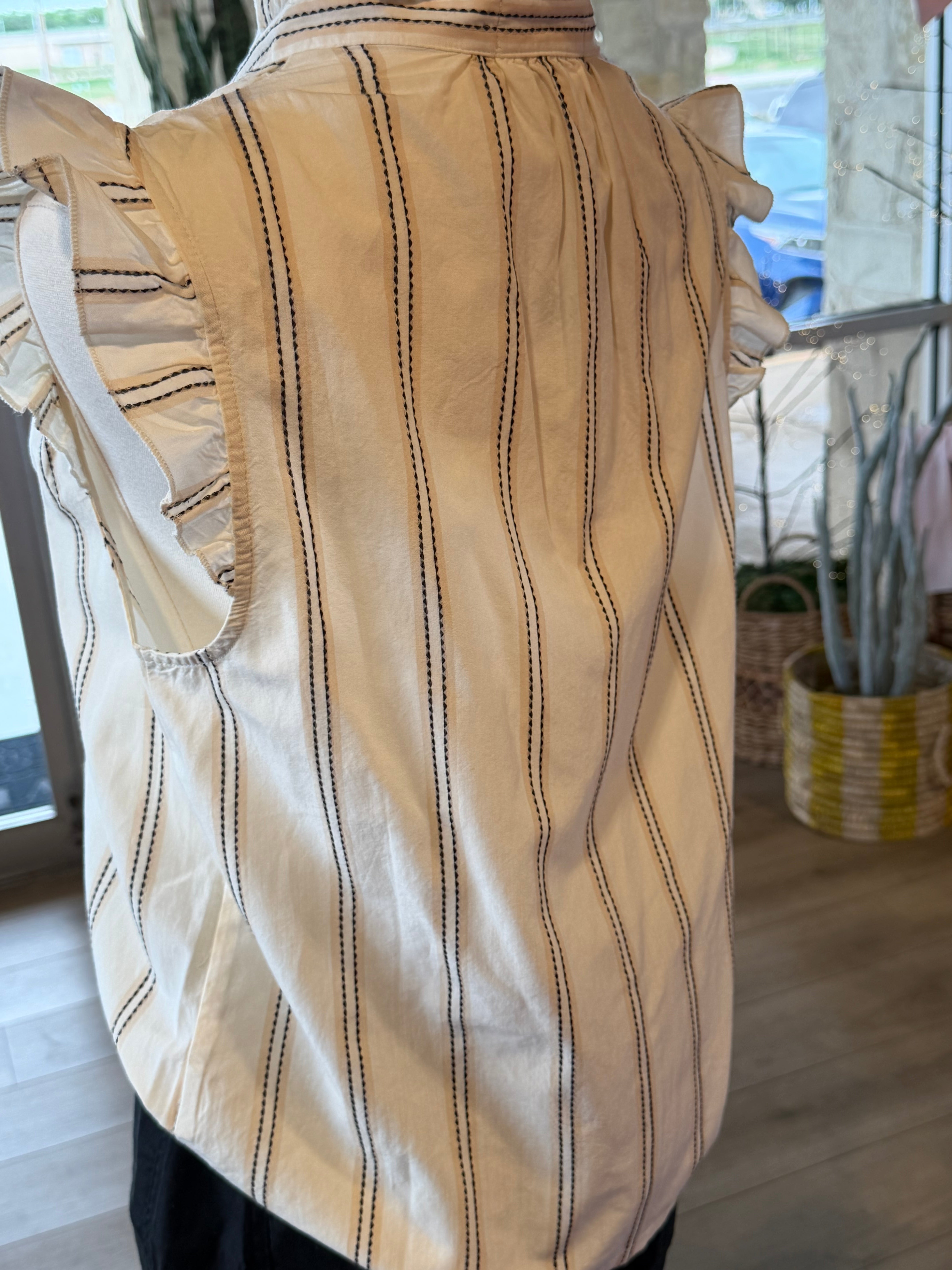 Rhonda Ruffle Top