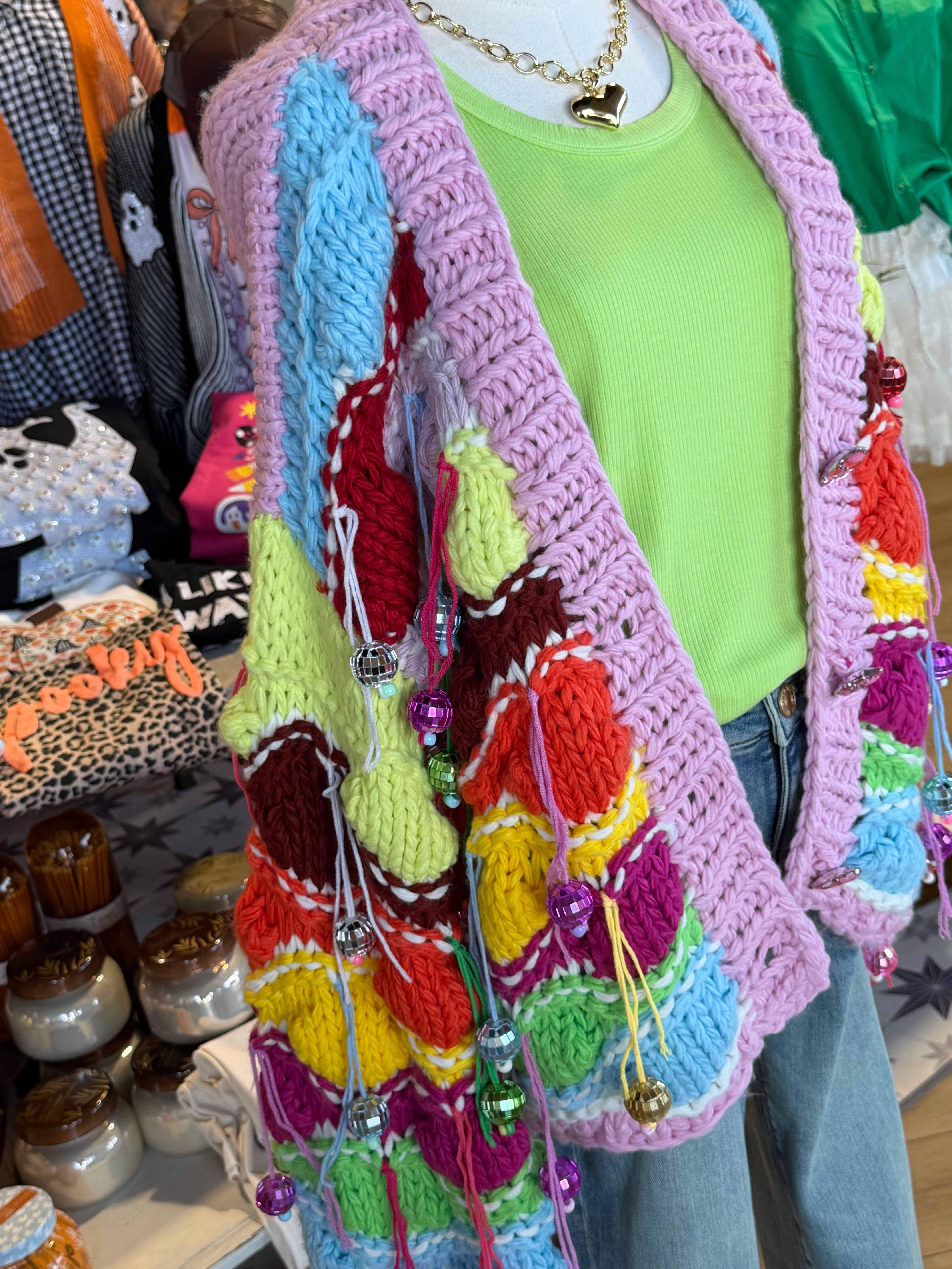 Disco Ball Cardigan