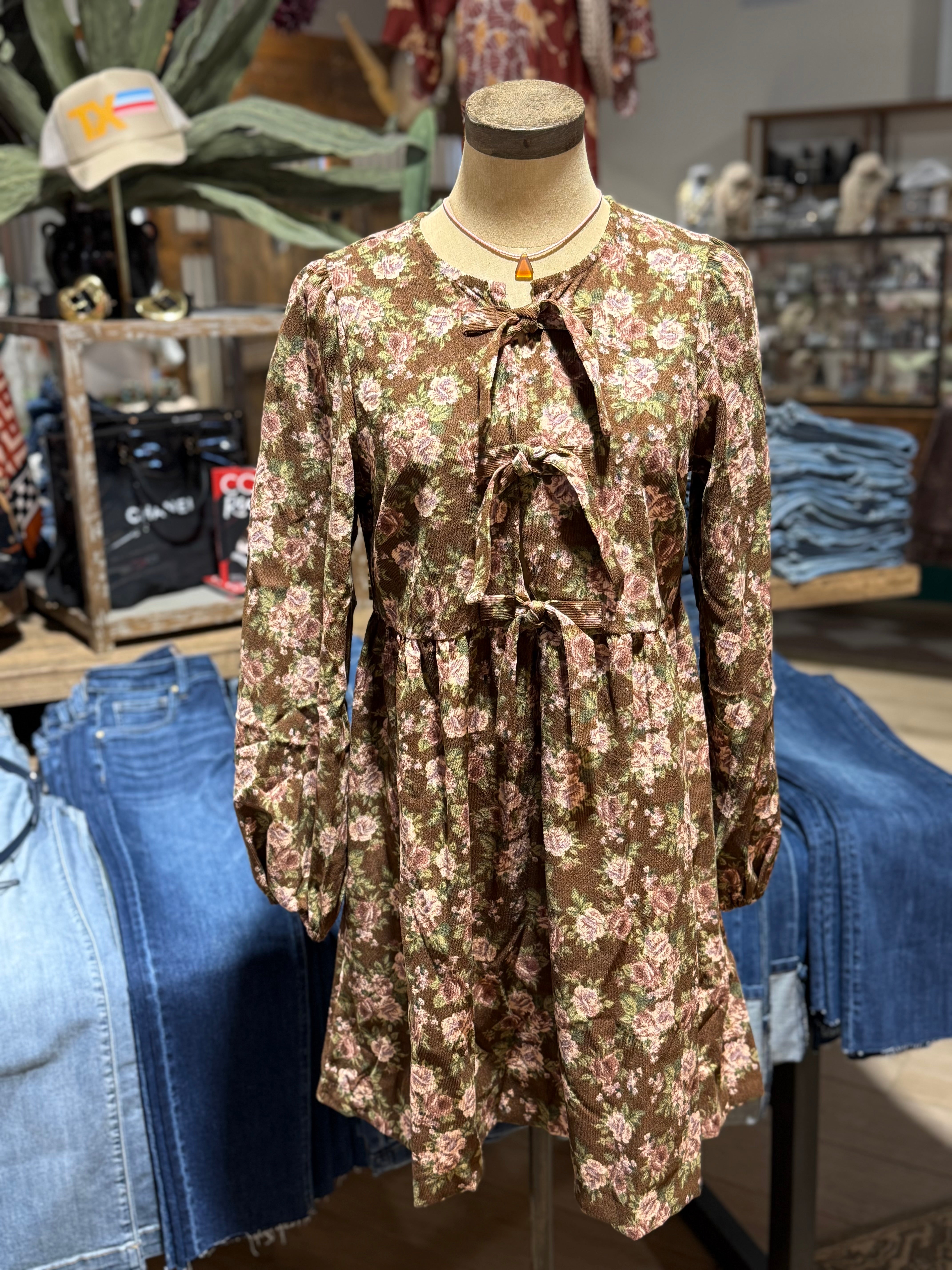 Audrey Corduroy Dress