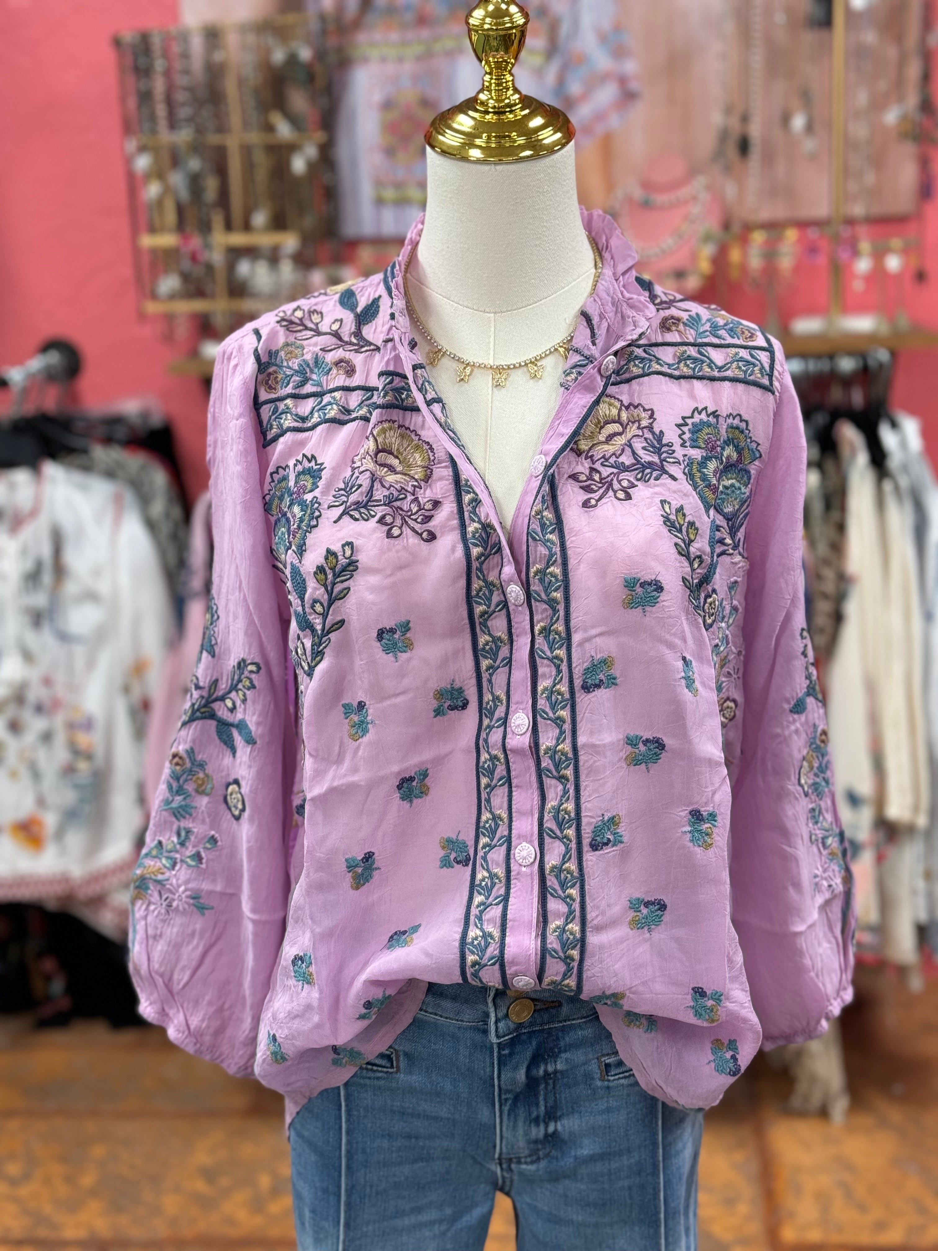 Medina Lavender Blouse