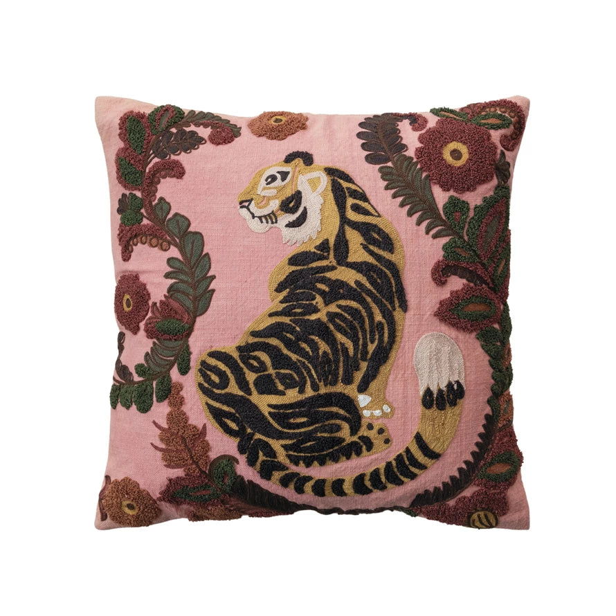 Flower Tiger Pillow