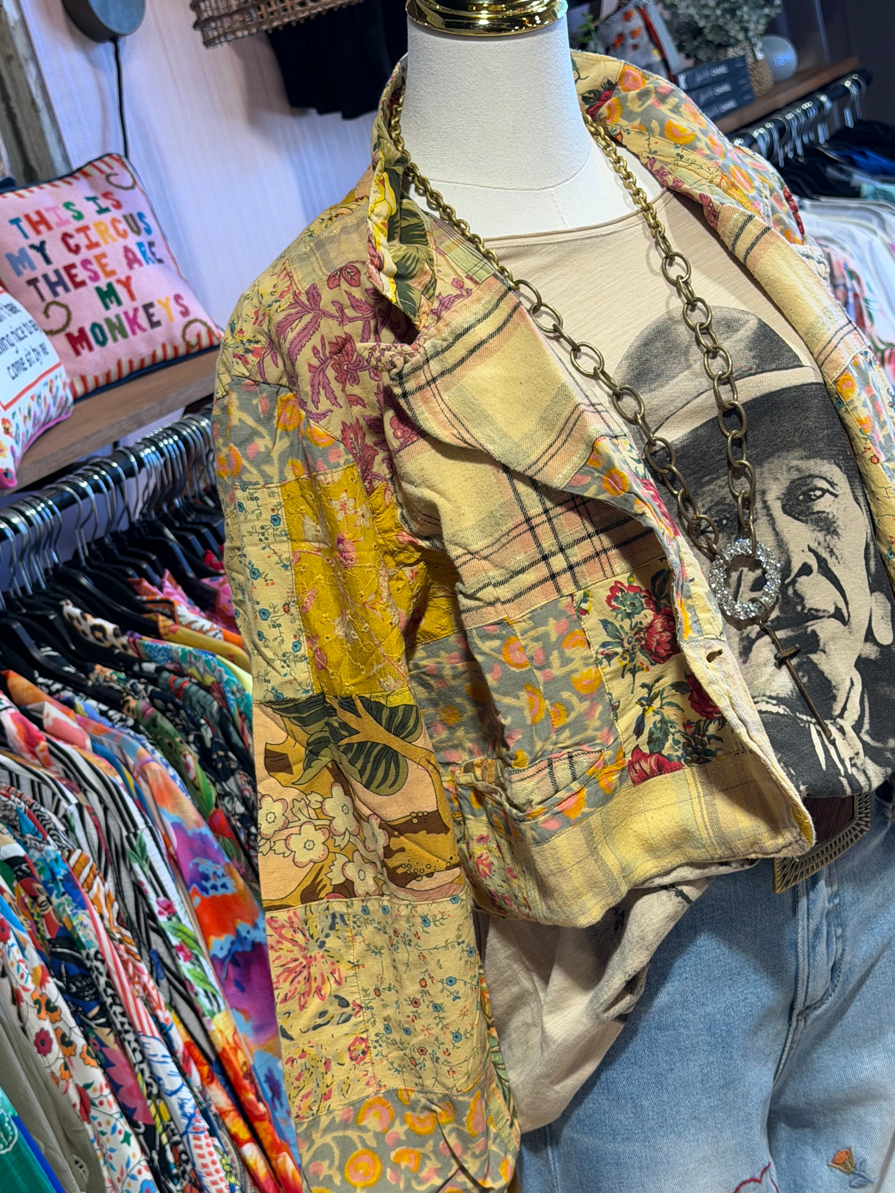 Joyous Patchwork Jacket