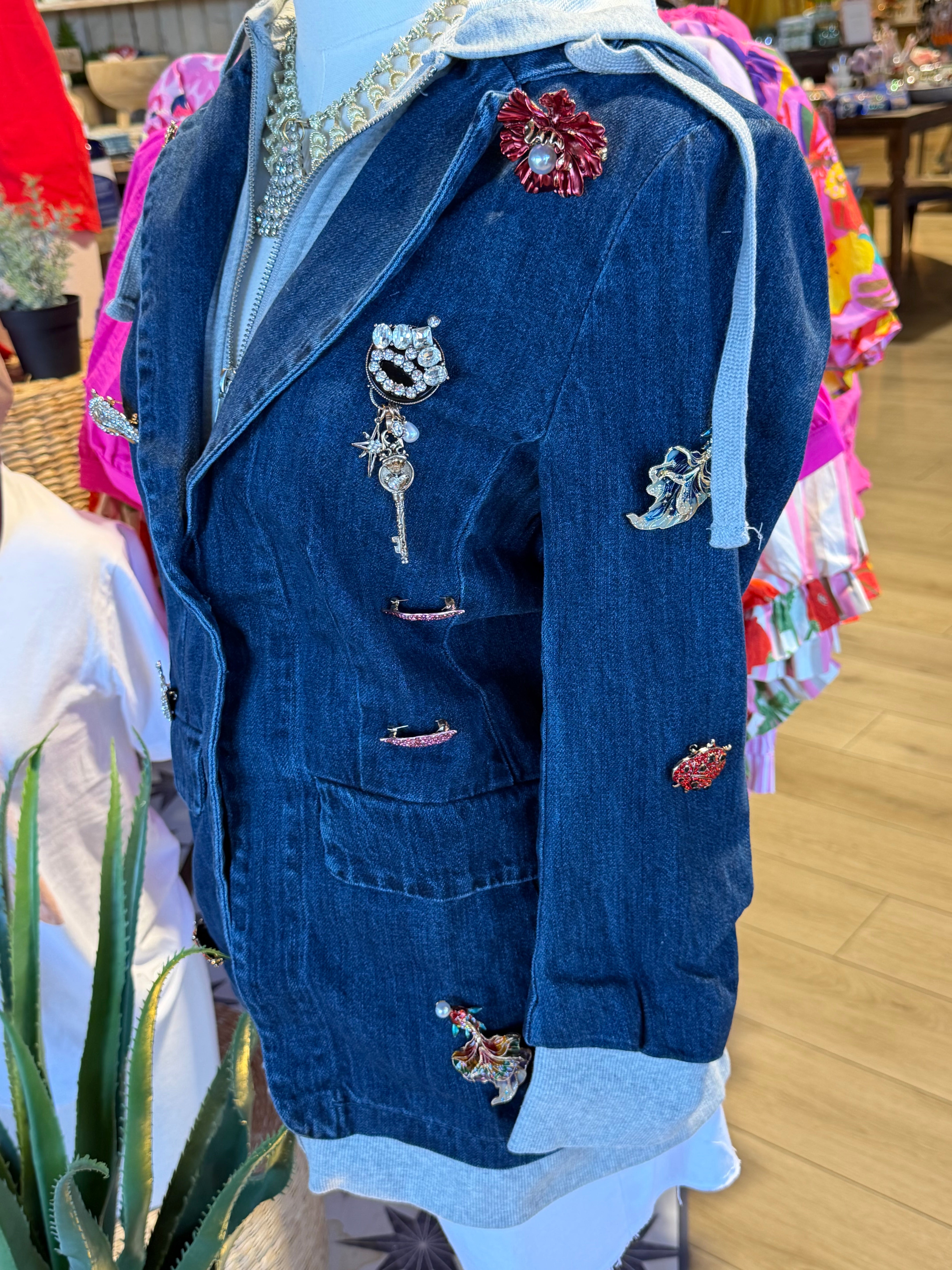 Celestine Brooch Jacket 