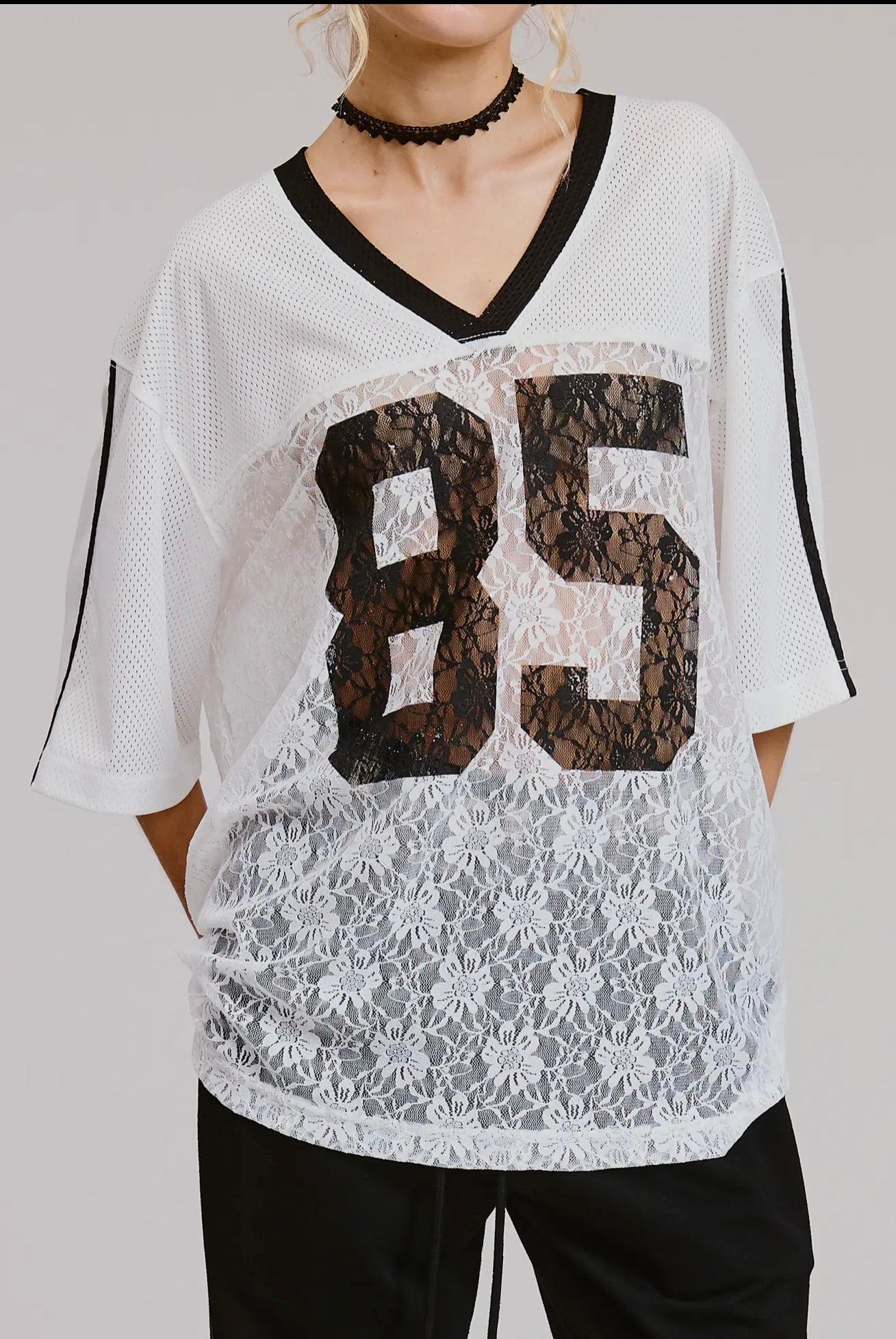 85 Jersey Lace Tee