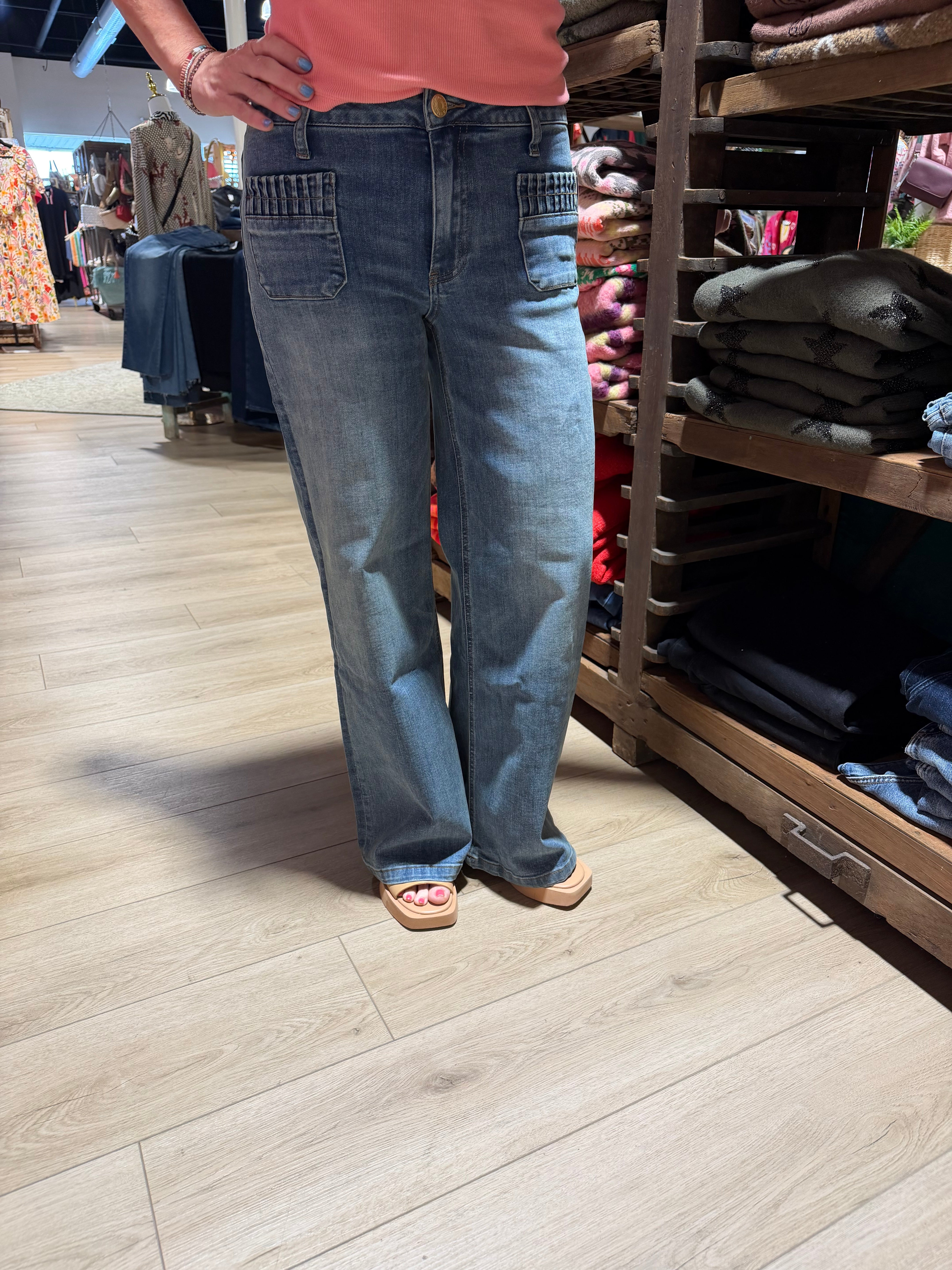 Maya Lynn Wide Leg Jeans