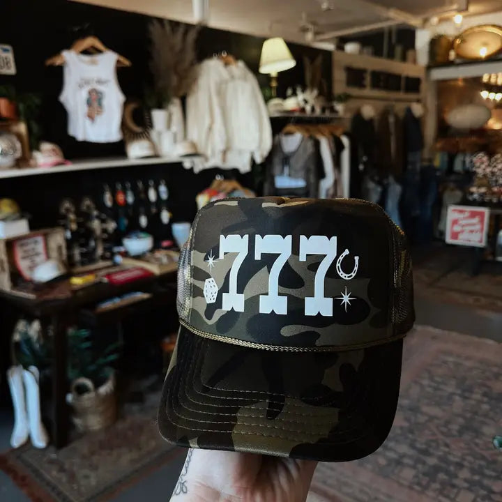 Triple Lucky 7 Hat-2 Styles