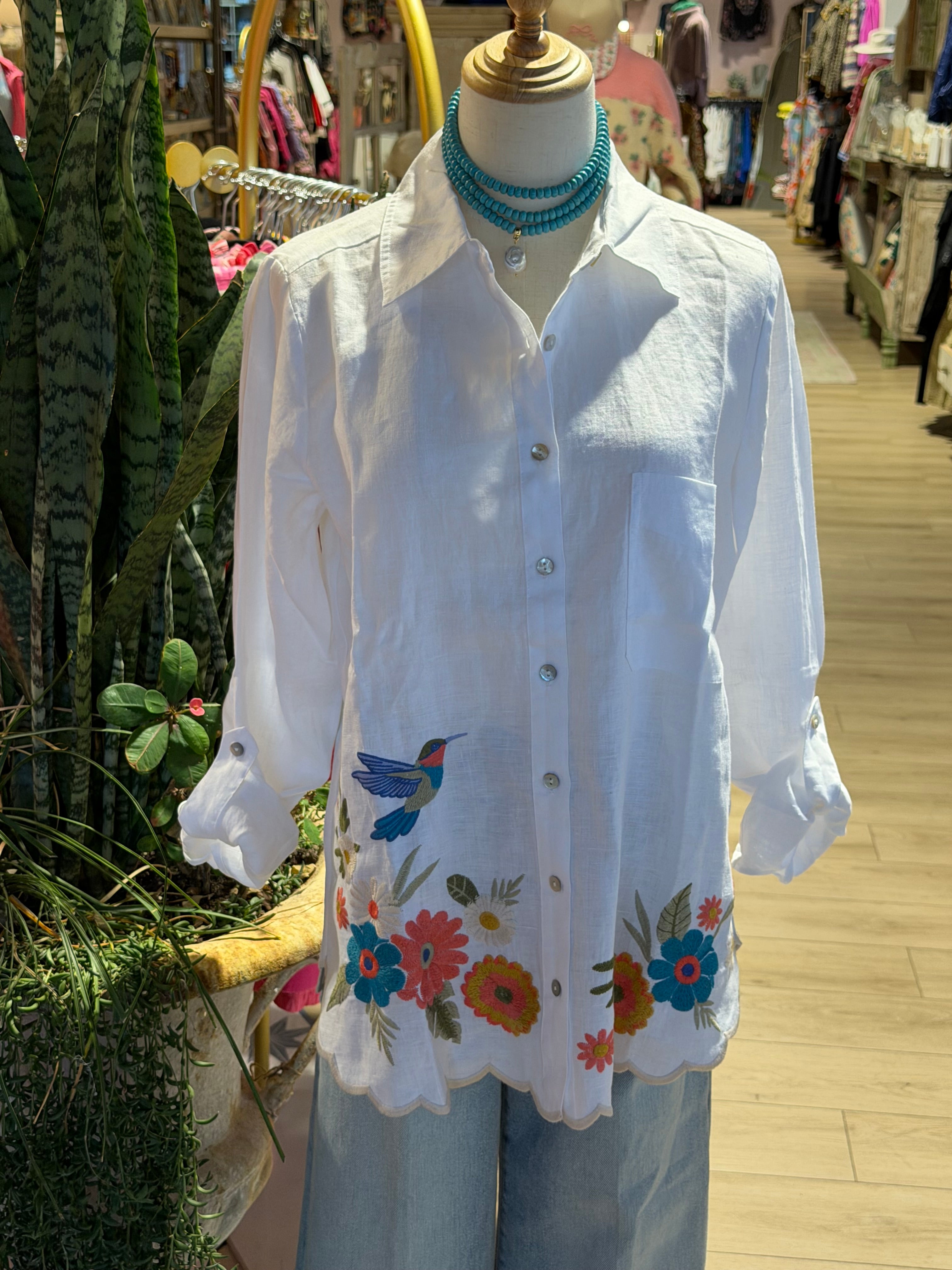 Francis Embroidery Top