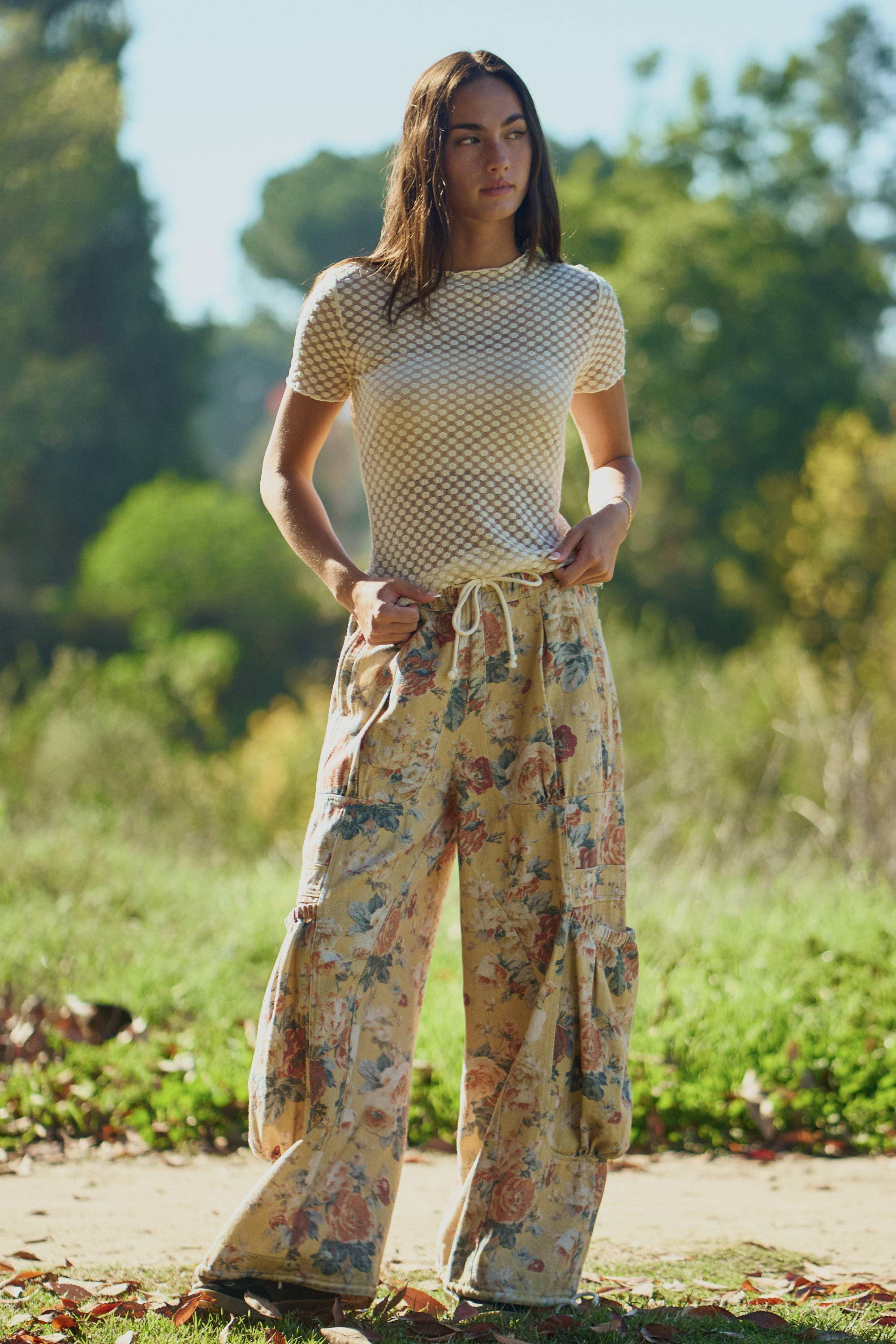 FLOWER PRINTED PANTS- 2 Colors