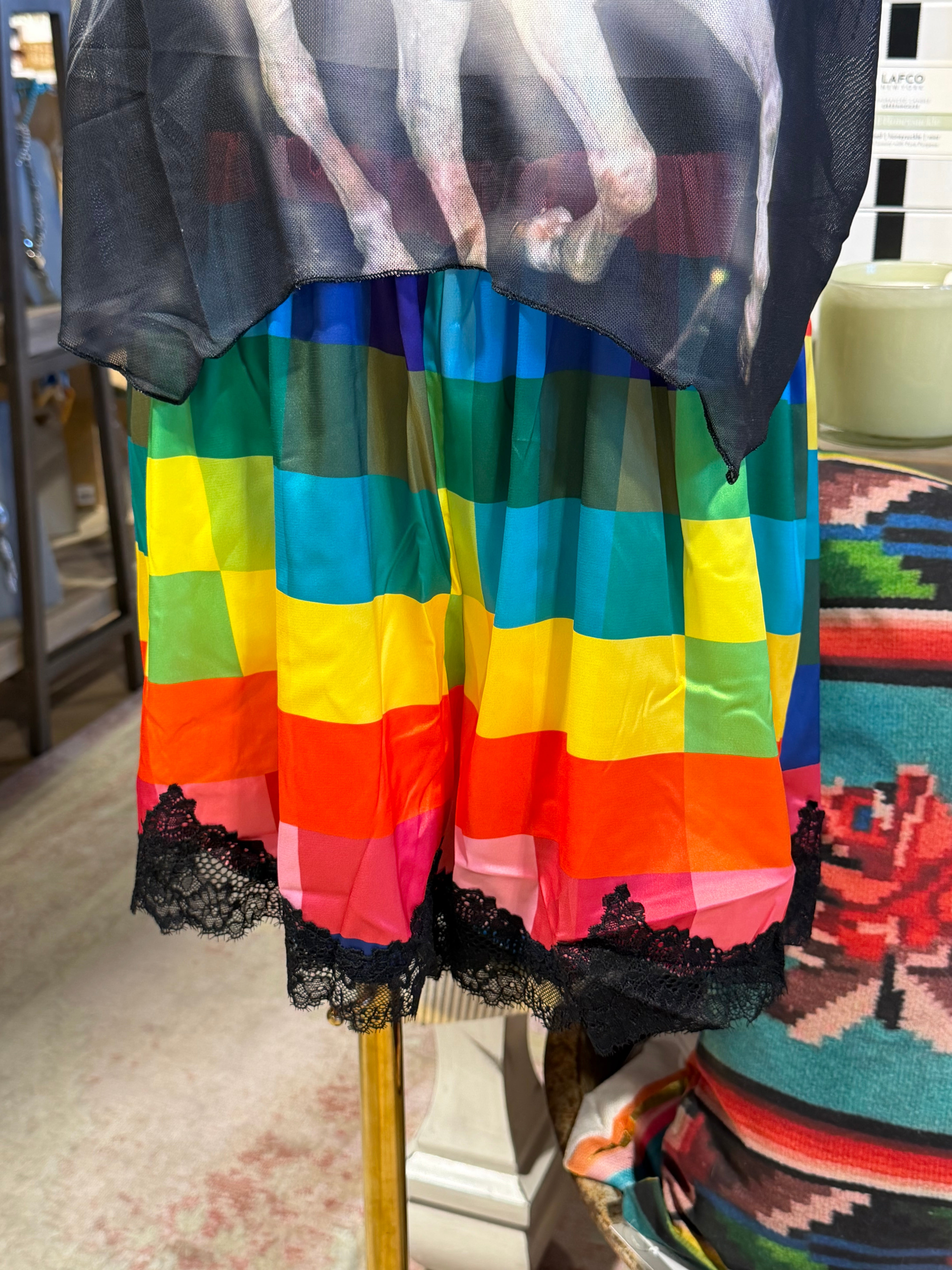 Checkered Lace Shorties