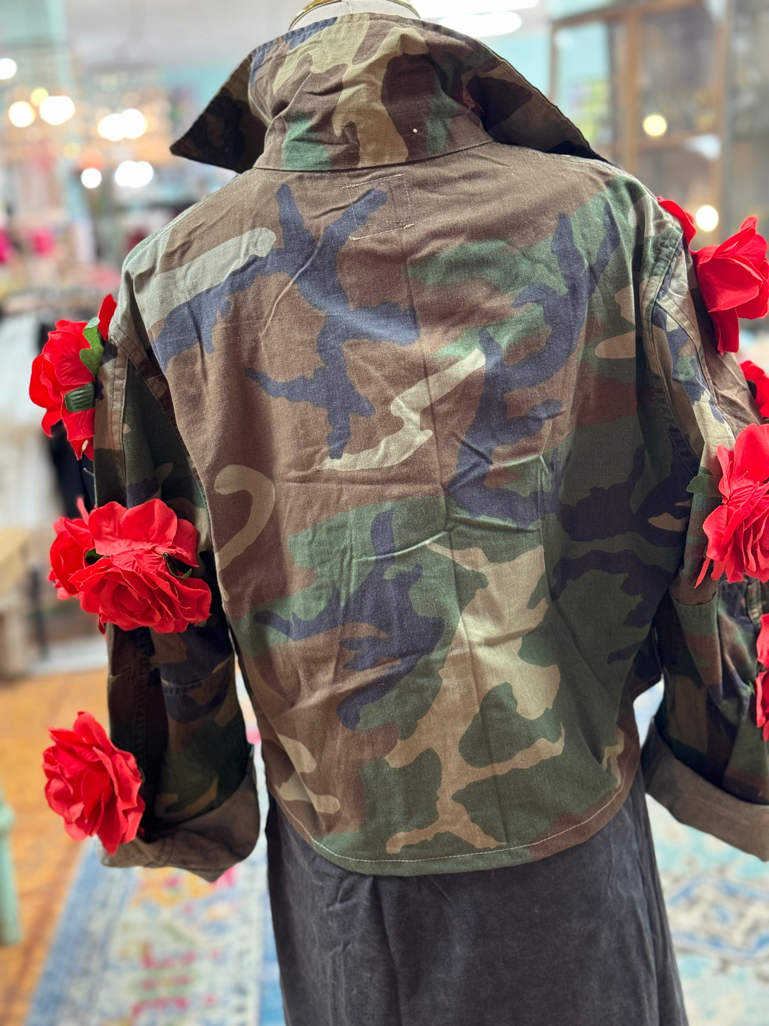 Rose are Red Camo Jacket