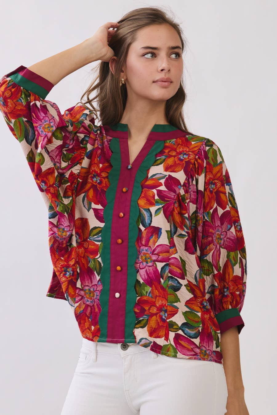 Bianca Floral Top